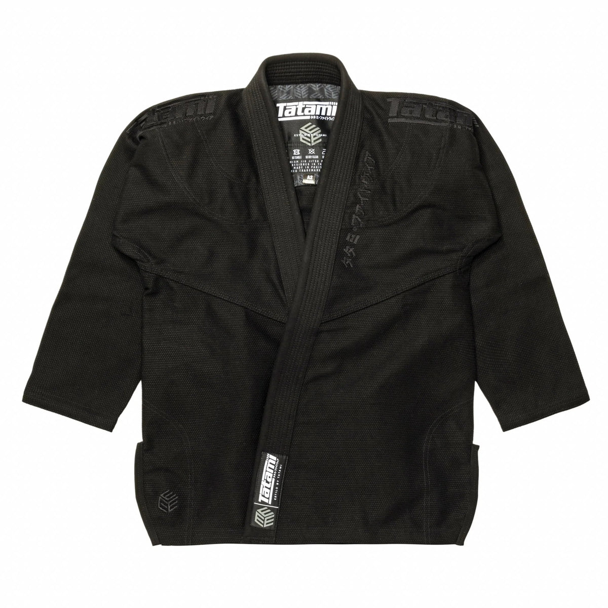 Tatami Fightwear Estilo Black Label Kimono JJB - Nero/Nero