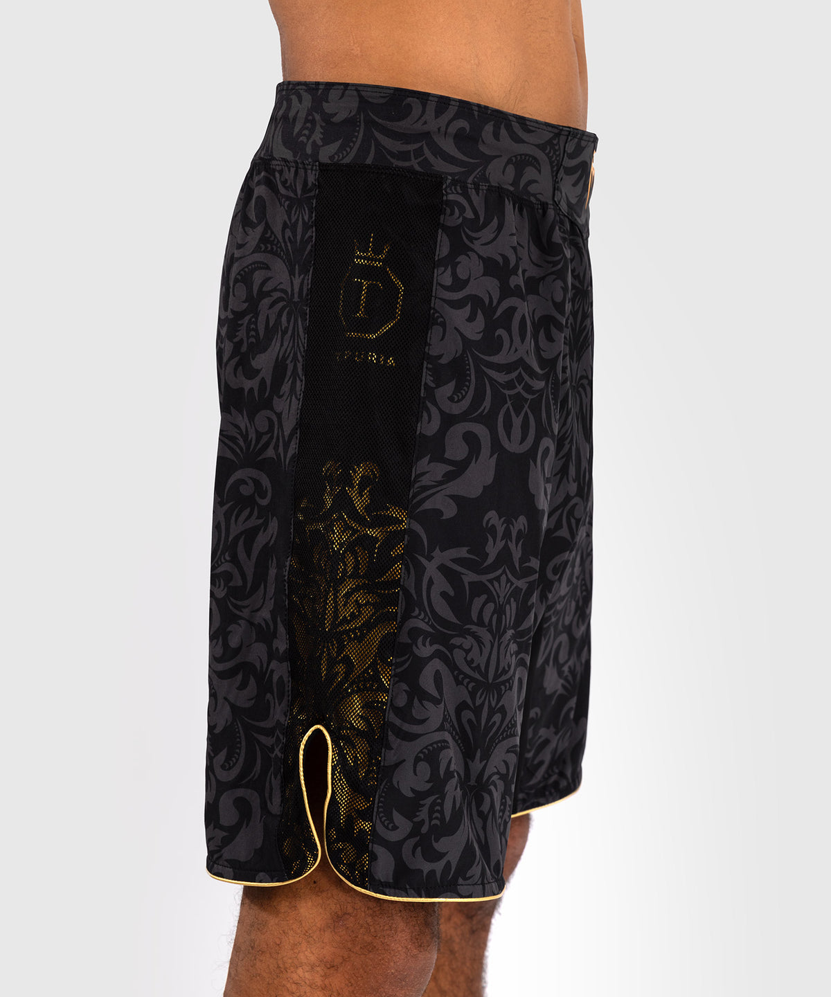Venum x Topuria Unmatched Edition Fight Shorts - Black/Gold