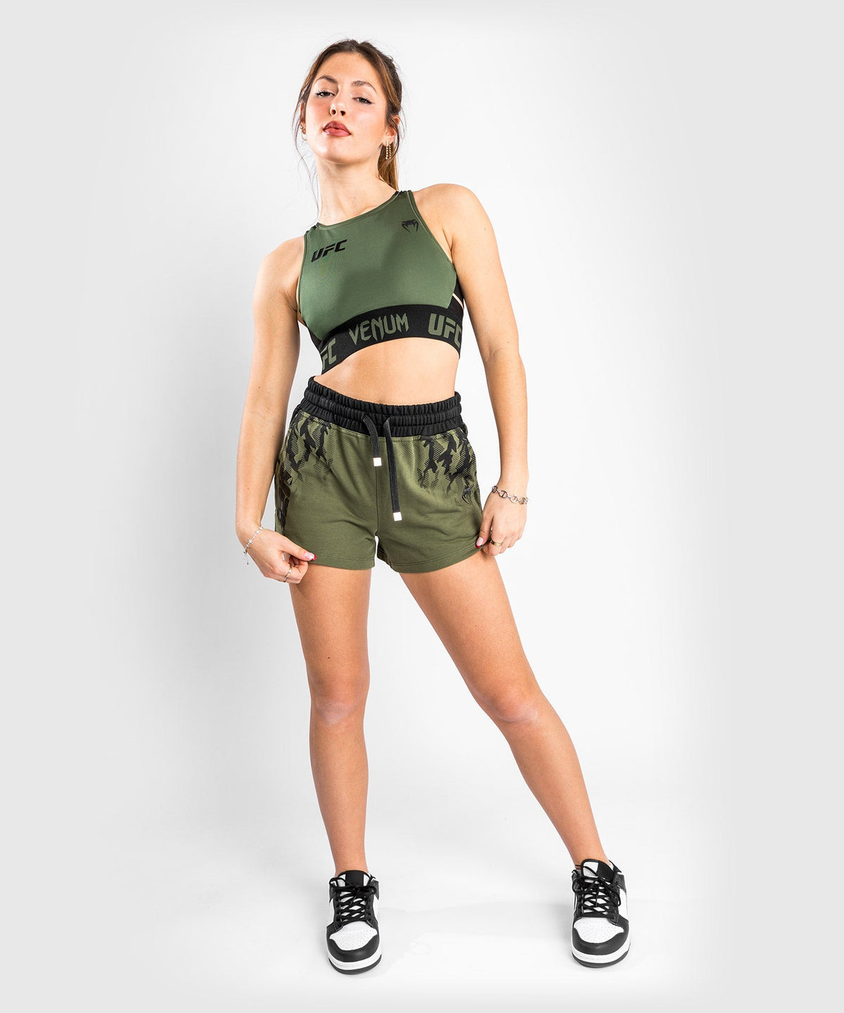 Venum Authentic Fight Week Damen UFC Wiege-BH - Khaki