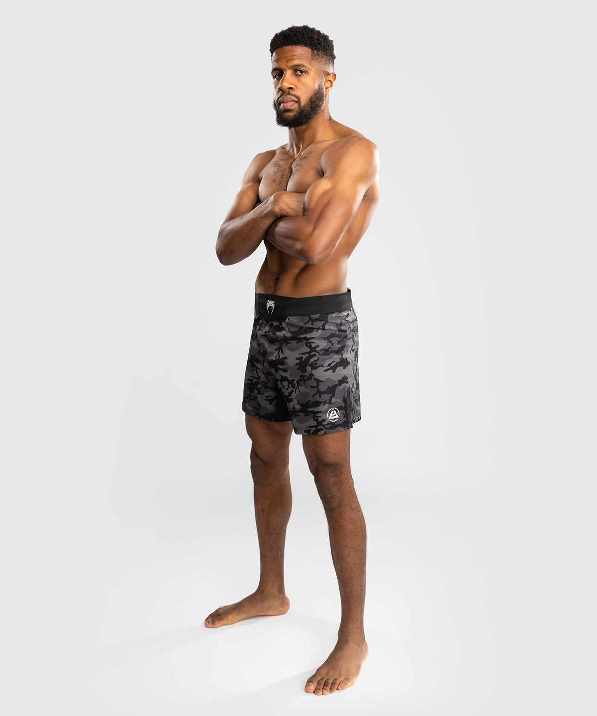 Short de Combat Venum x Polaris - Noir/Gris