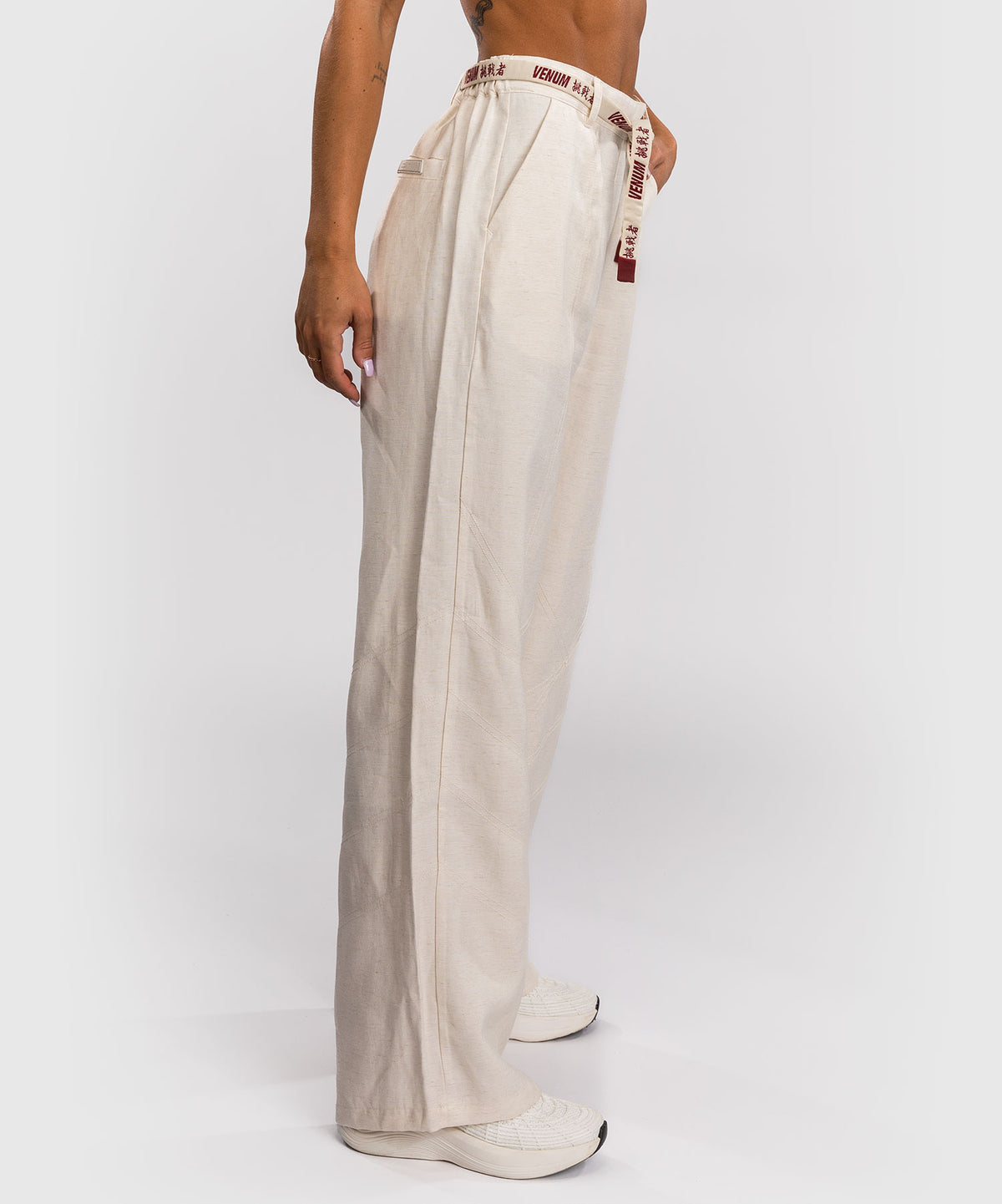 Venum Serpenti Women’s Pants - Ivory/Burgundy