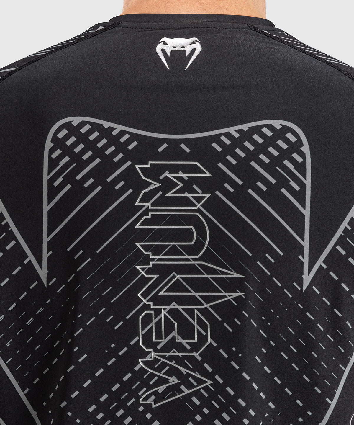 Venum Midnight Fury Dry-Tech T-Shirt - Black/Grey/Silver