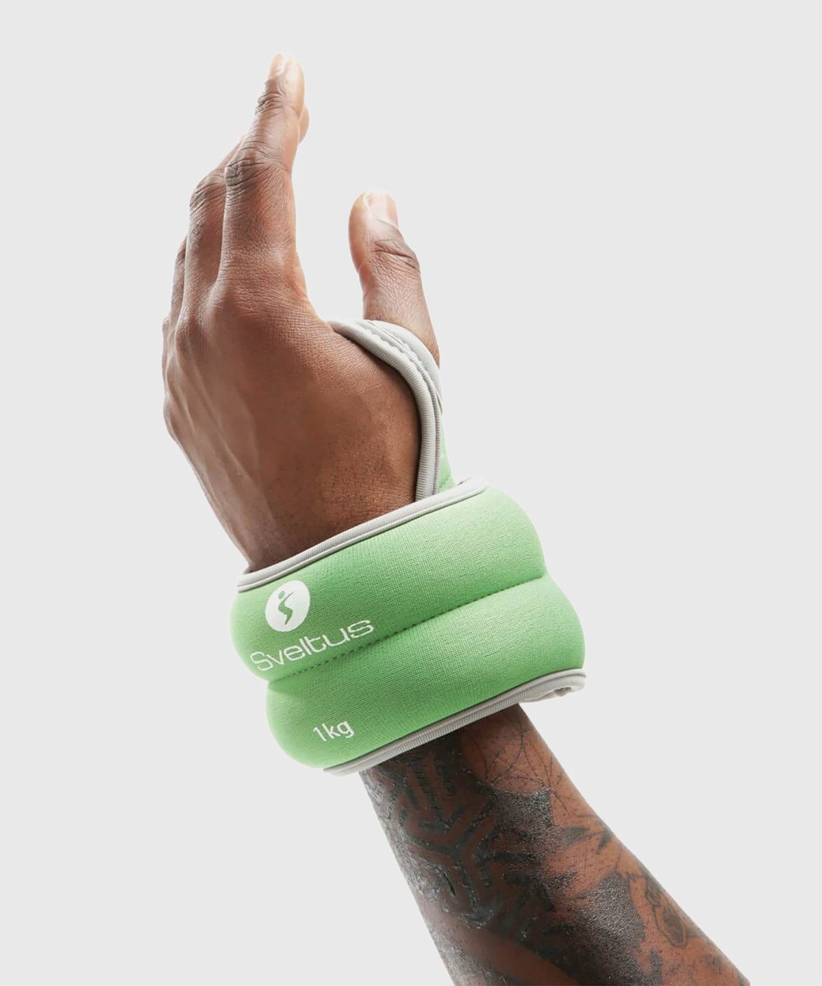 Bracelet de Poignets Lestés Sveltus - 1 kg - Lot de 2 - Vert
