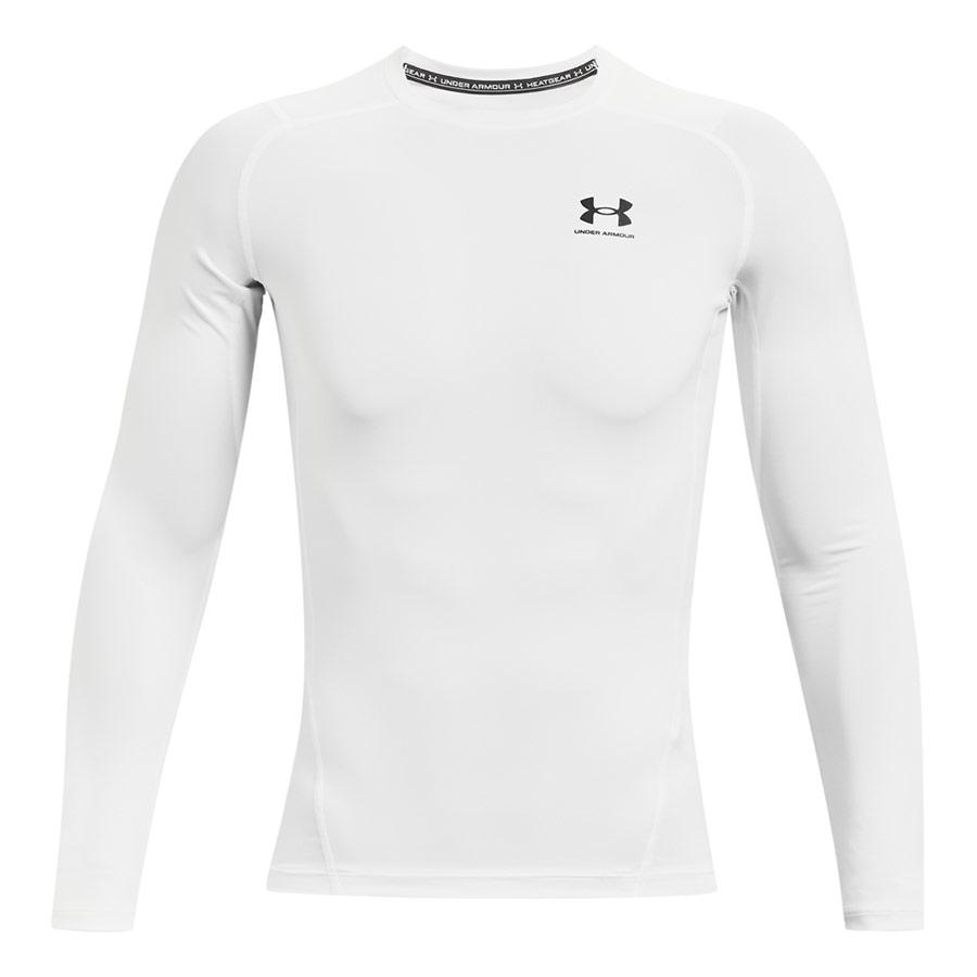 T-shirt Under Armour HeatGear® Armour - Manches Longues - Blanc