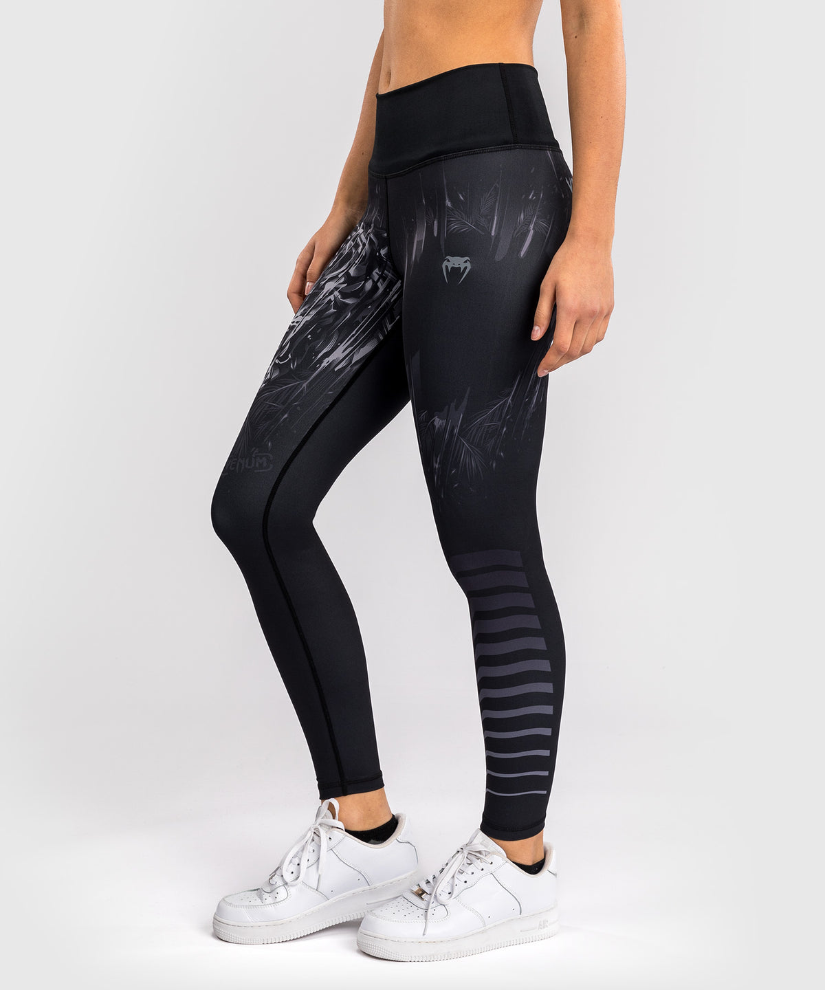 Venum Tiger Damen Leggings - Schwarz/Silber