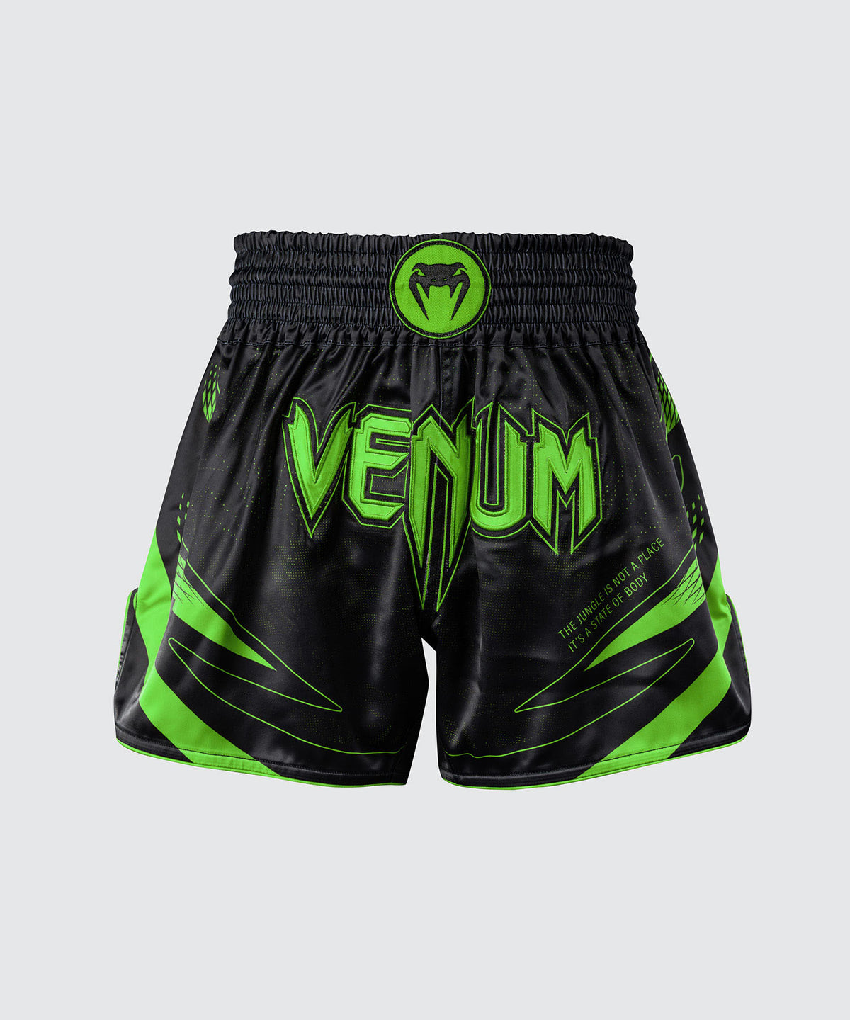 Venum Amazonia Reborn Pantaloncini da Muay Thai - Nero/Verde