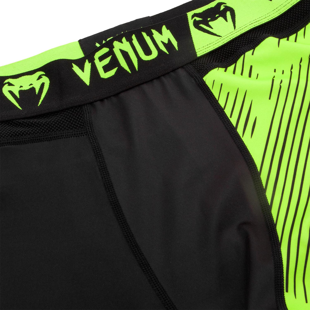 Pantalon de Compression Venum Training Camp 2.0 - Noir/Jaune Fluo