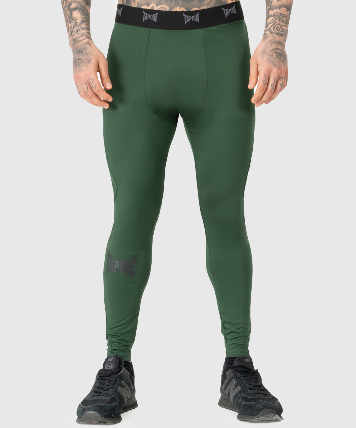 Tapout Training Leggings - Verde/Negro