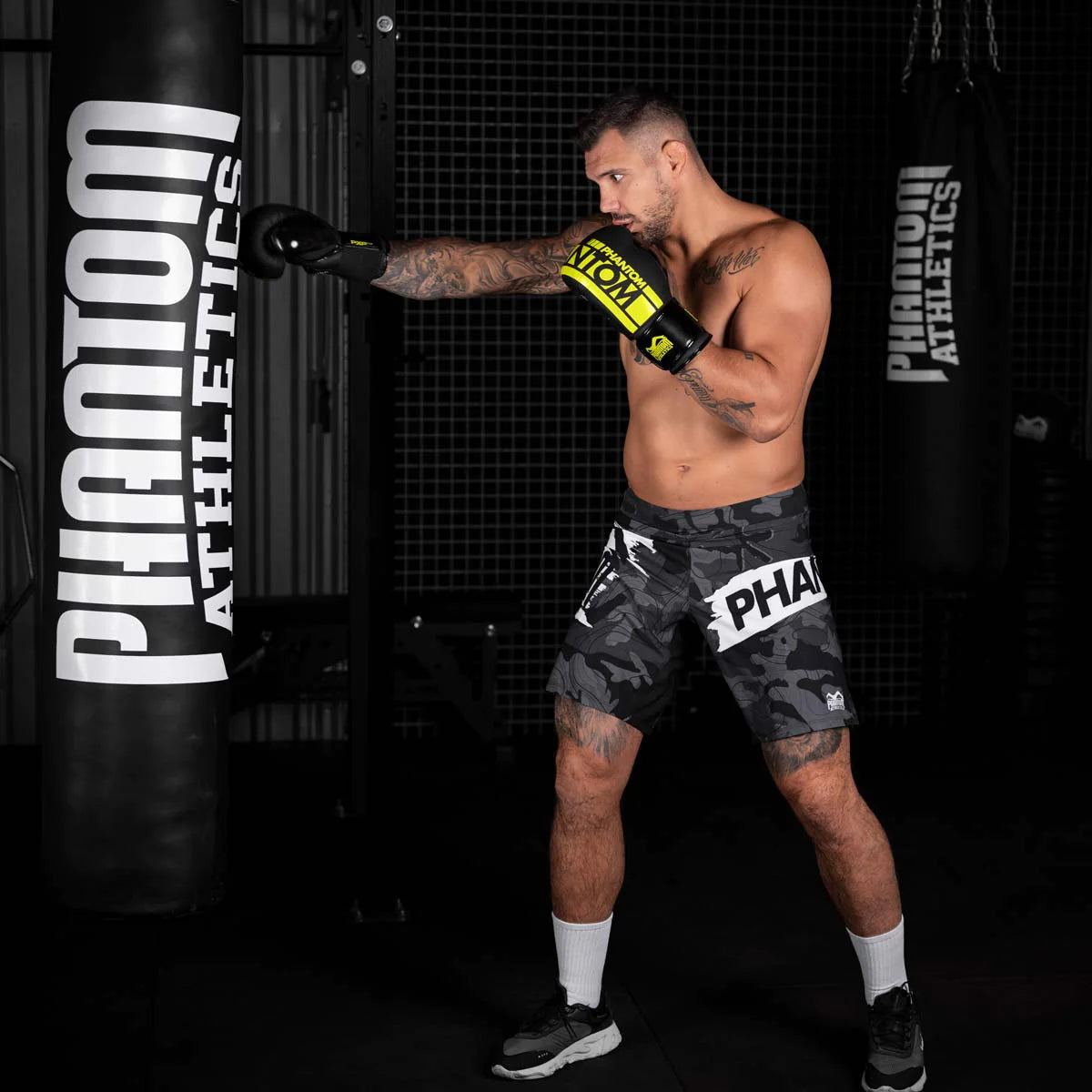 Short de MMA Phantom Athletics Flex Urban - Noir