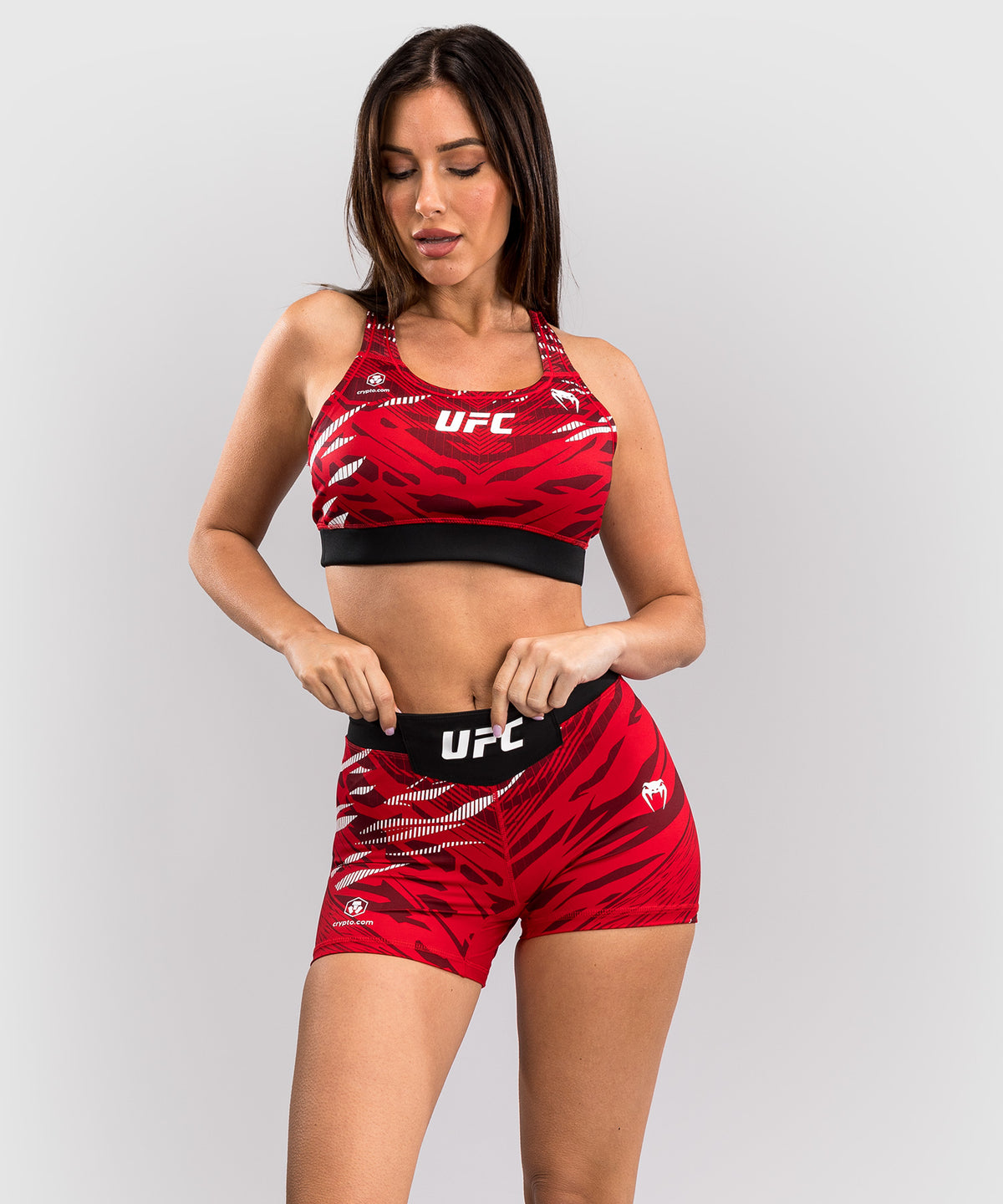 UFC Fusion by Venum Authentic Fight Night Damen Vale Tudo Short - Short Fit - Rot