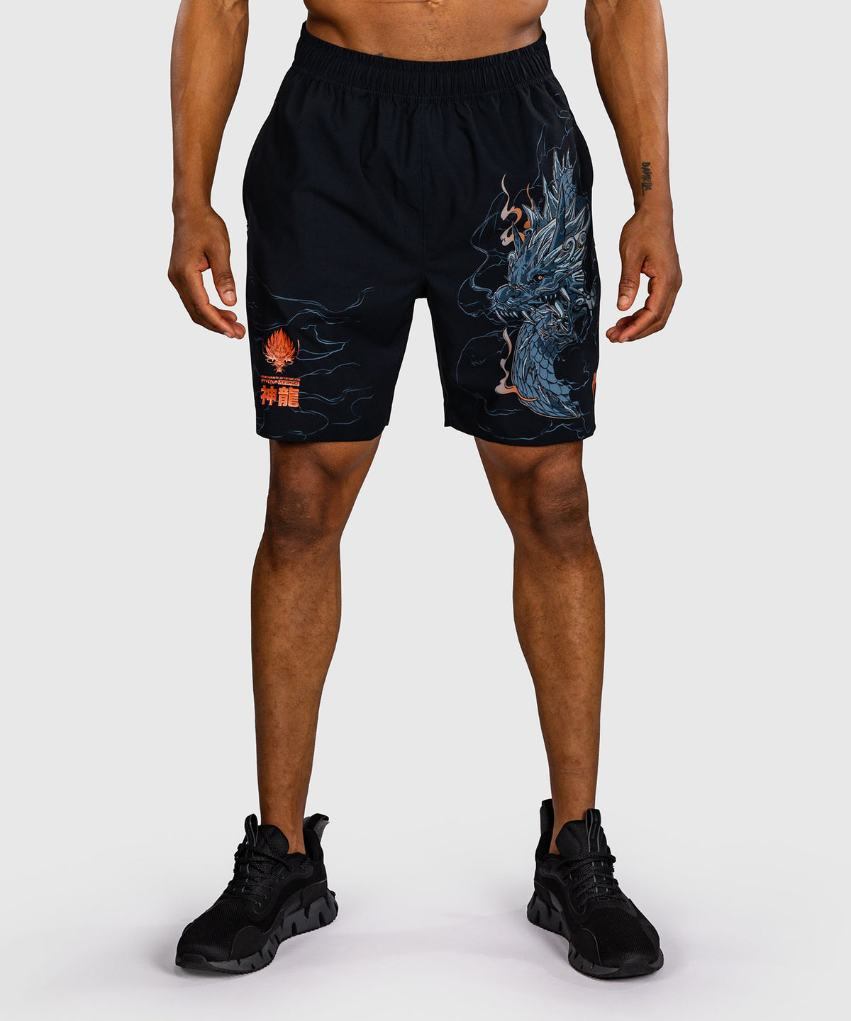Venum Thunder Dragon Pantaloncini da Allenamento – Nero/Grigio/Rame