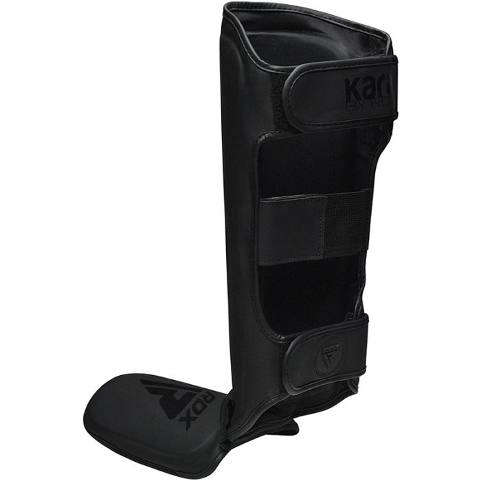 RDX F6 Kara Shin Guards - Black/Black