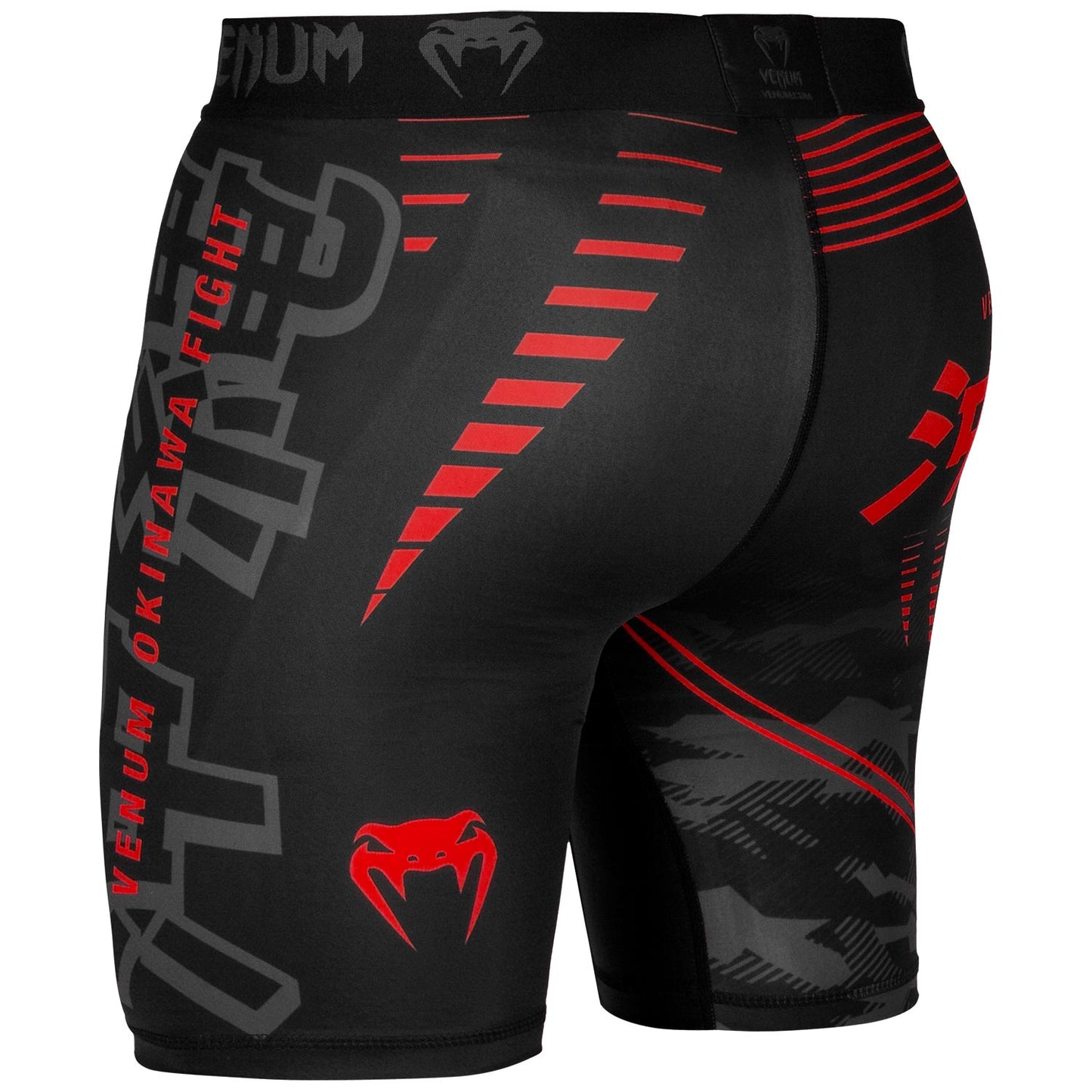 Venum Okinawa 2.0 Compression Shorts - Black/Red