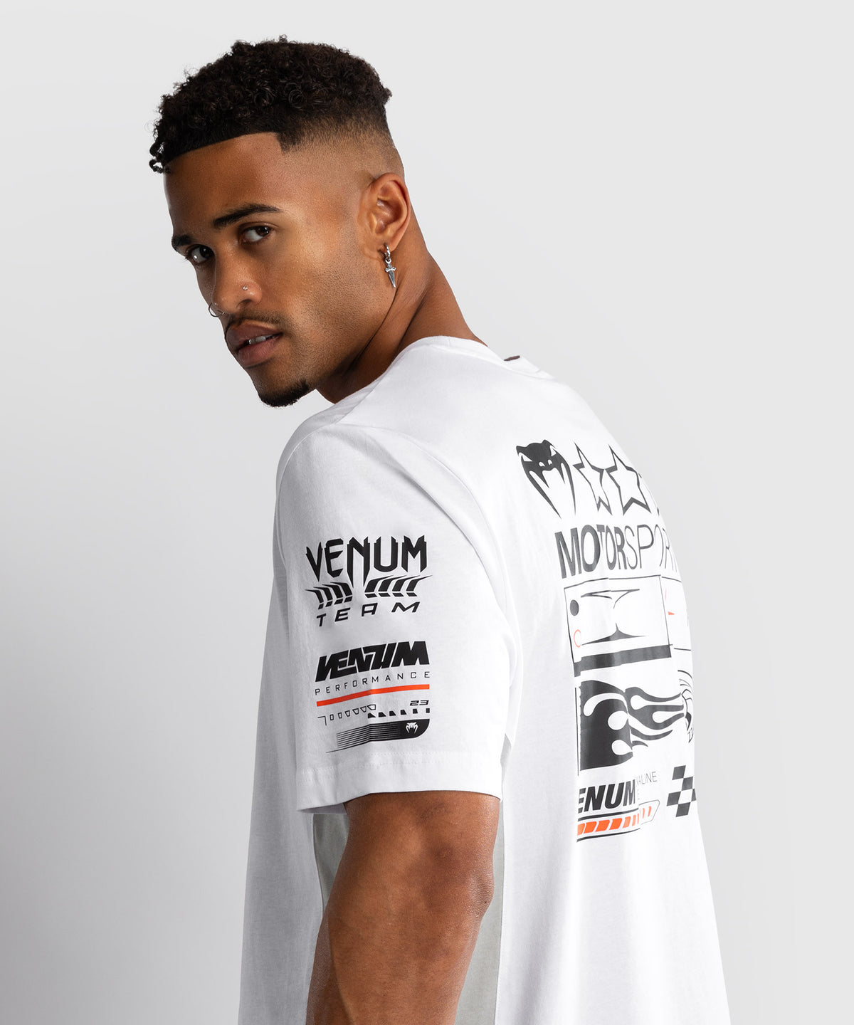 Venum Motorsport Camiseta - Blanco Nieve