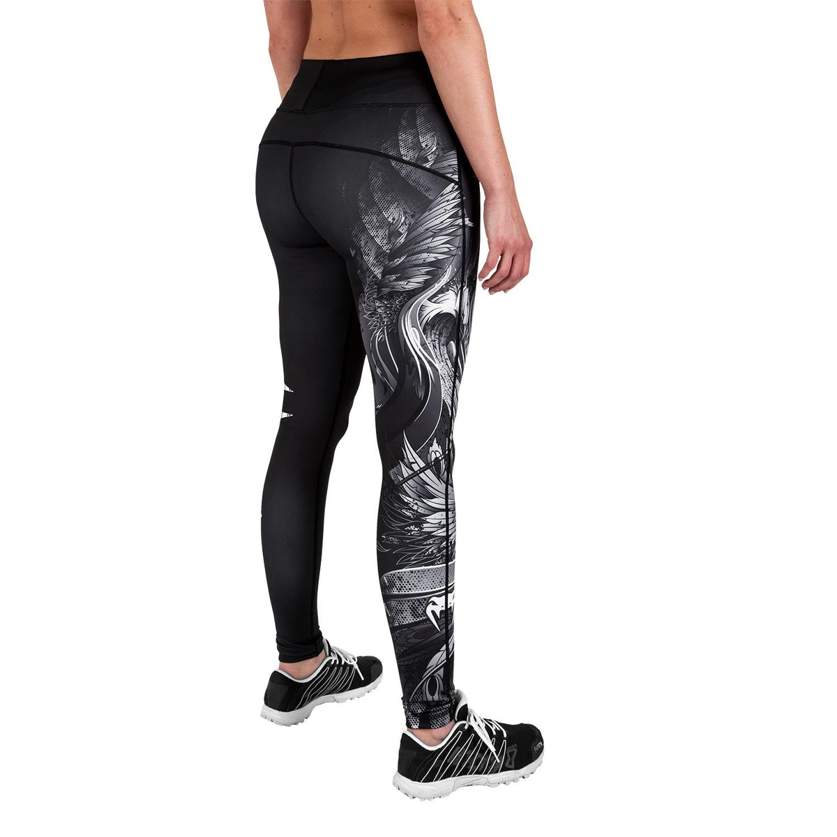 Phoenix Damen Leggings - Schwarz/Weiß