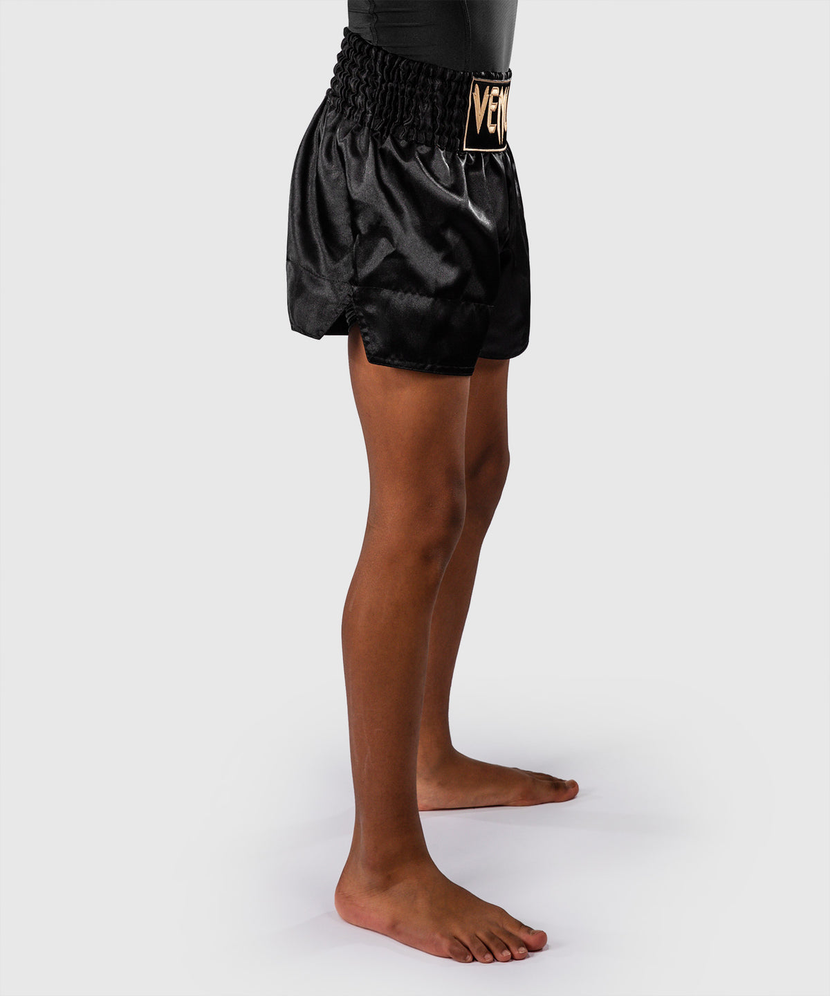 Venum Classic Short de Muay Thai para niños – Negro/Oro