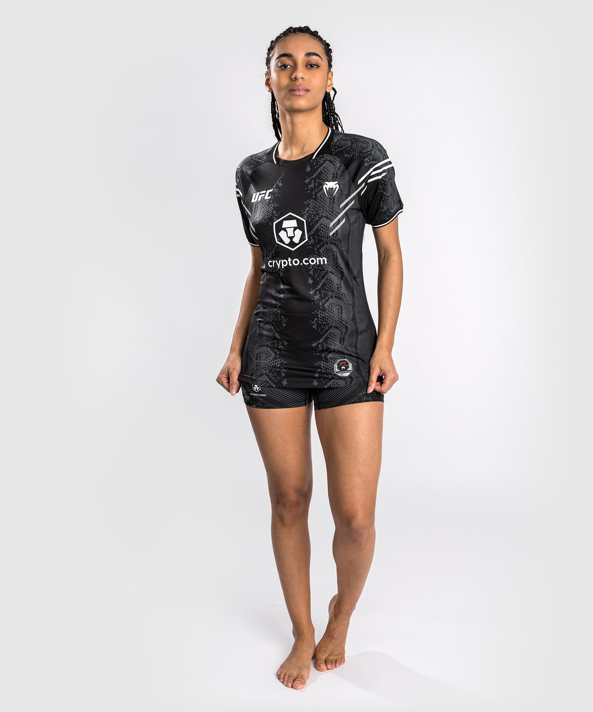 UFC Adrenaline by Venum Authentic Fight Night Walkout-Trikot für Frauen - Schwarz