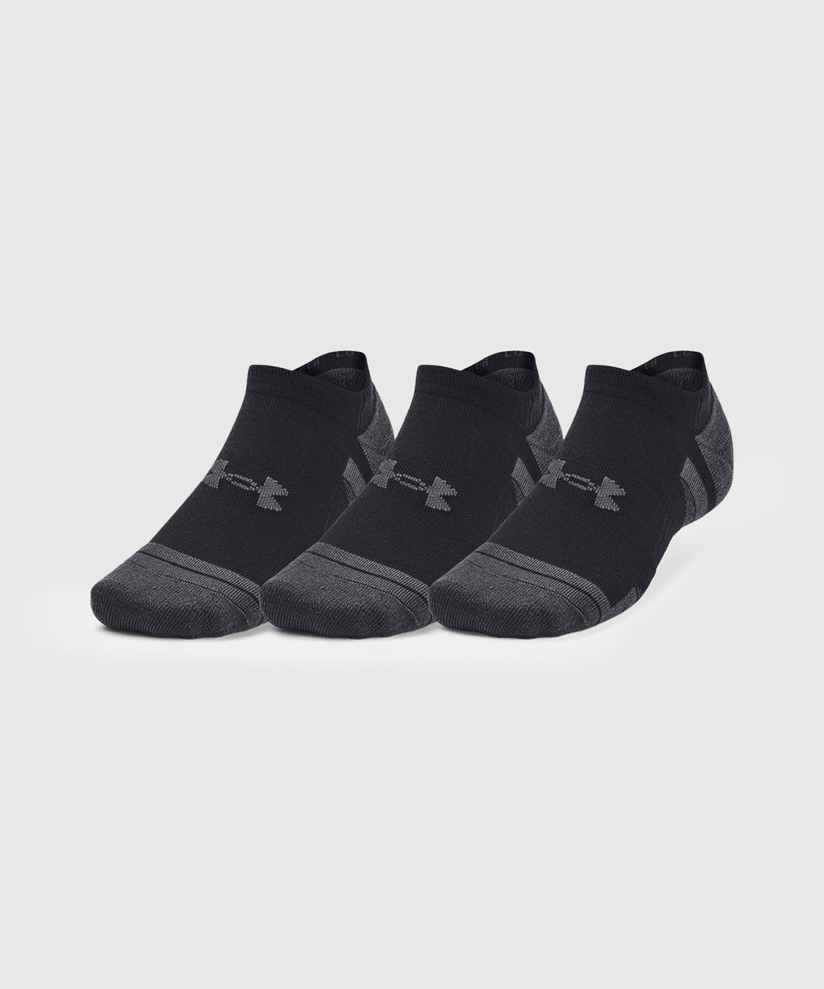 Lot De 3 Paires De Chaussettes Basses Under Armour Ua Performance Tech - Noir/Gris