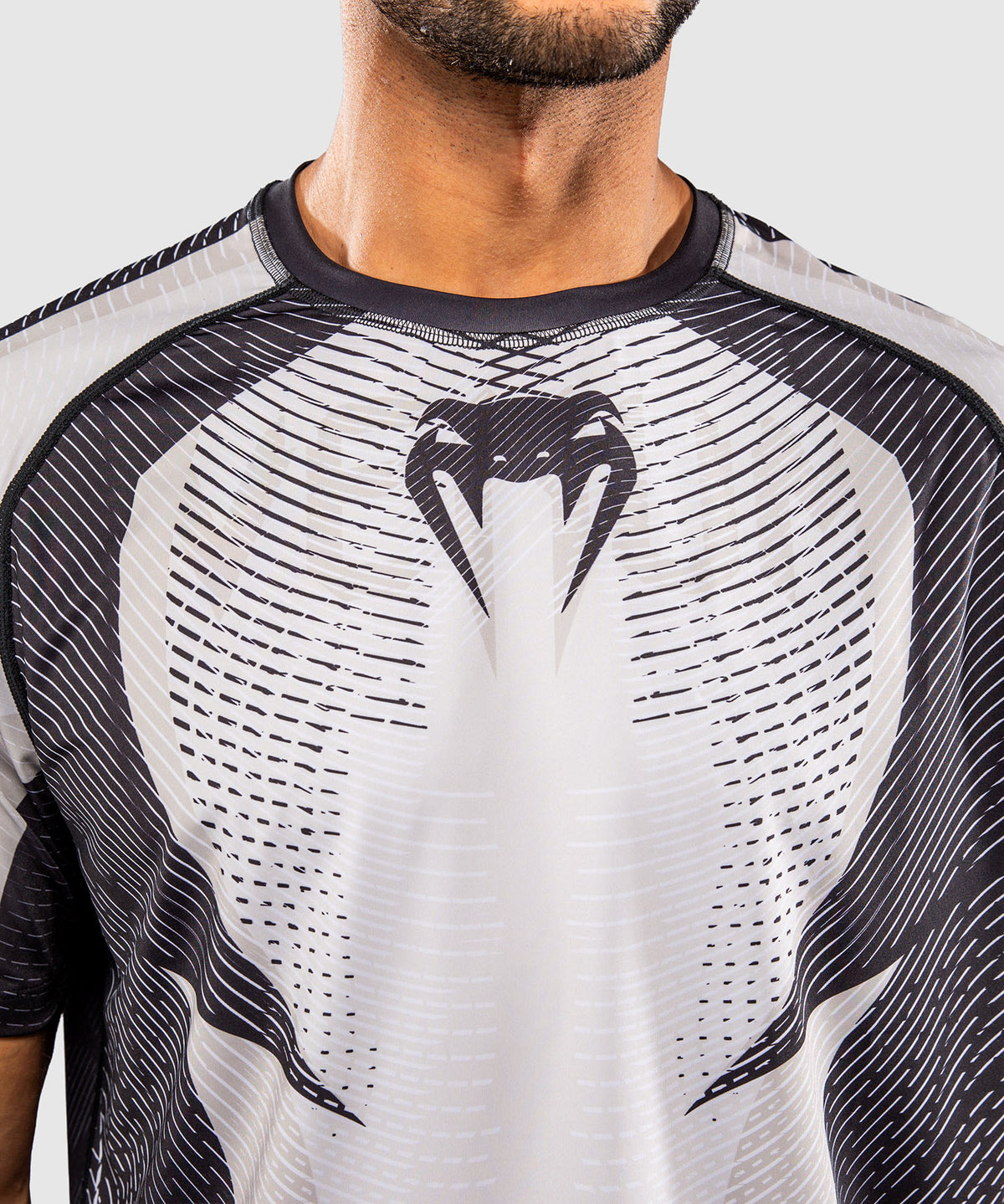 Venum Galactic 3.0 Dry-Tech T-Shirt - Cremeweiß/Schwarz