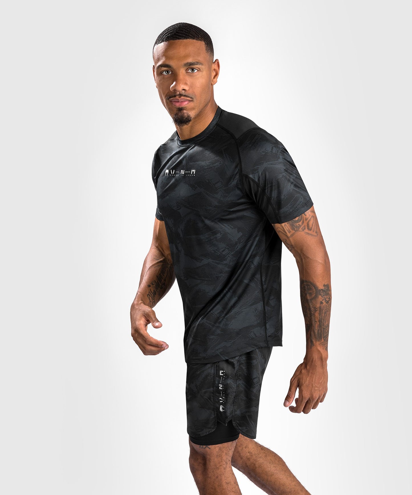 Venum Electron 3.0 Dry Tech T-Shirt - Kurzarm - Schwarz