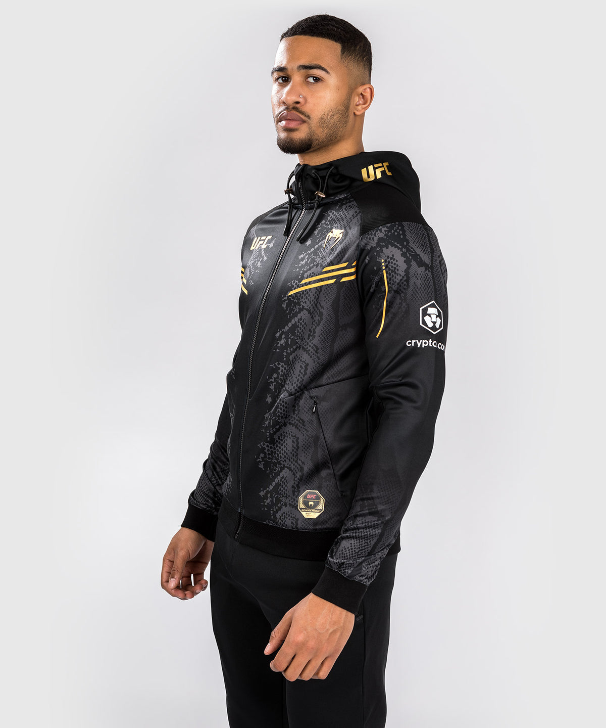 UFC Adrenaline by Venum Authentic Fight Night Sudadera con capucha Walkout para Hombre - Champion