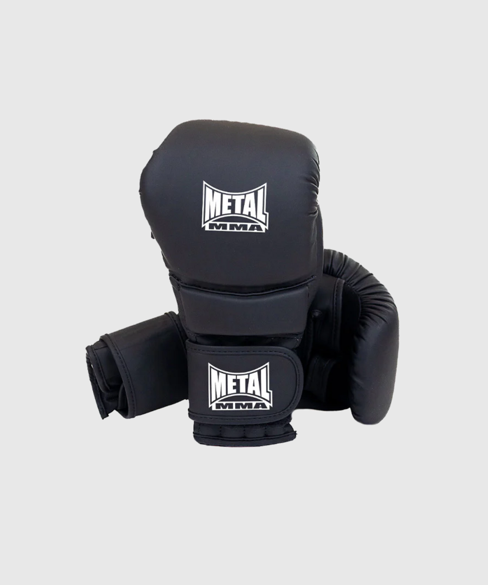 Metal Boxe Hybrid MMA-Handschuhe - Schwarz