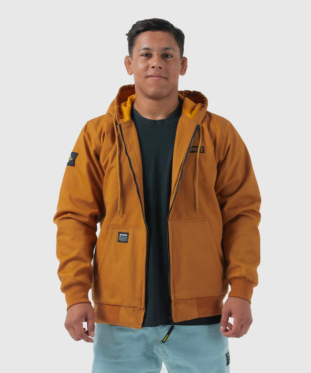 Kingz Canvas Jacket - Brown
