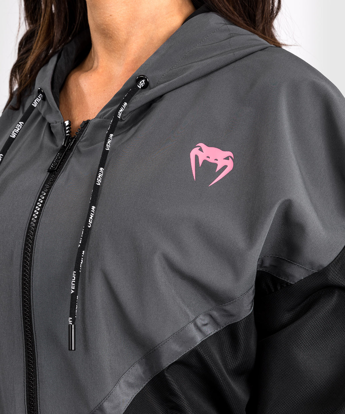 Venum Tactical XT Damen-Trainingsjacke - Schwarz/Sturmgrau