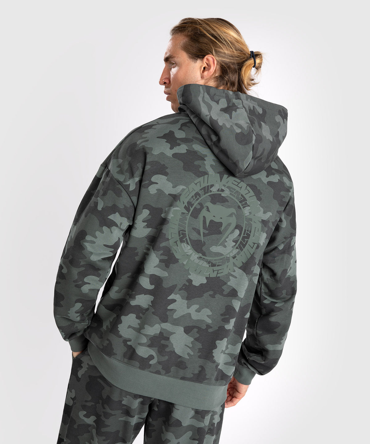 Venum Vortex XL Felpa con cappuccio da Uomo - Camo Kaki