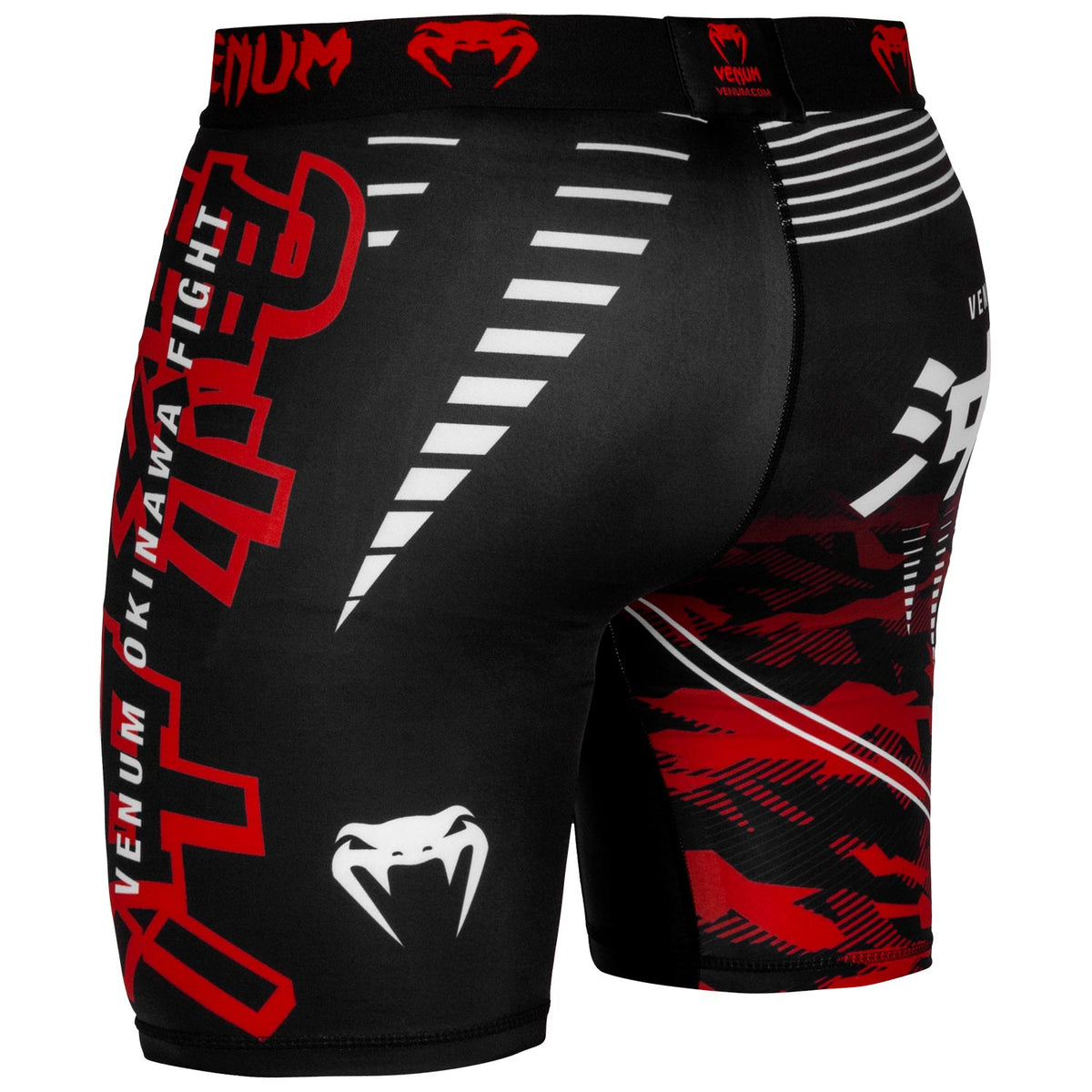 Pantaloni a compressione Venum Okinawa 2.0 - Nero/Bianco-Rosso