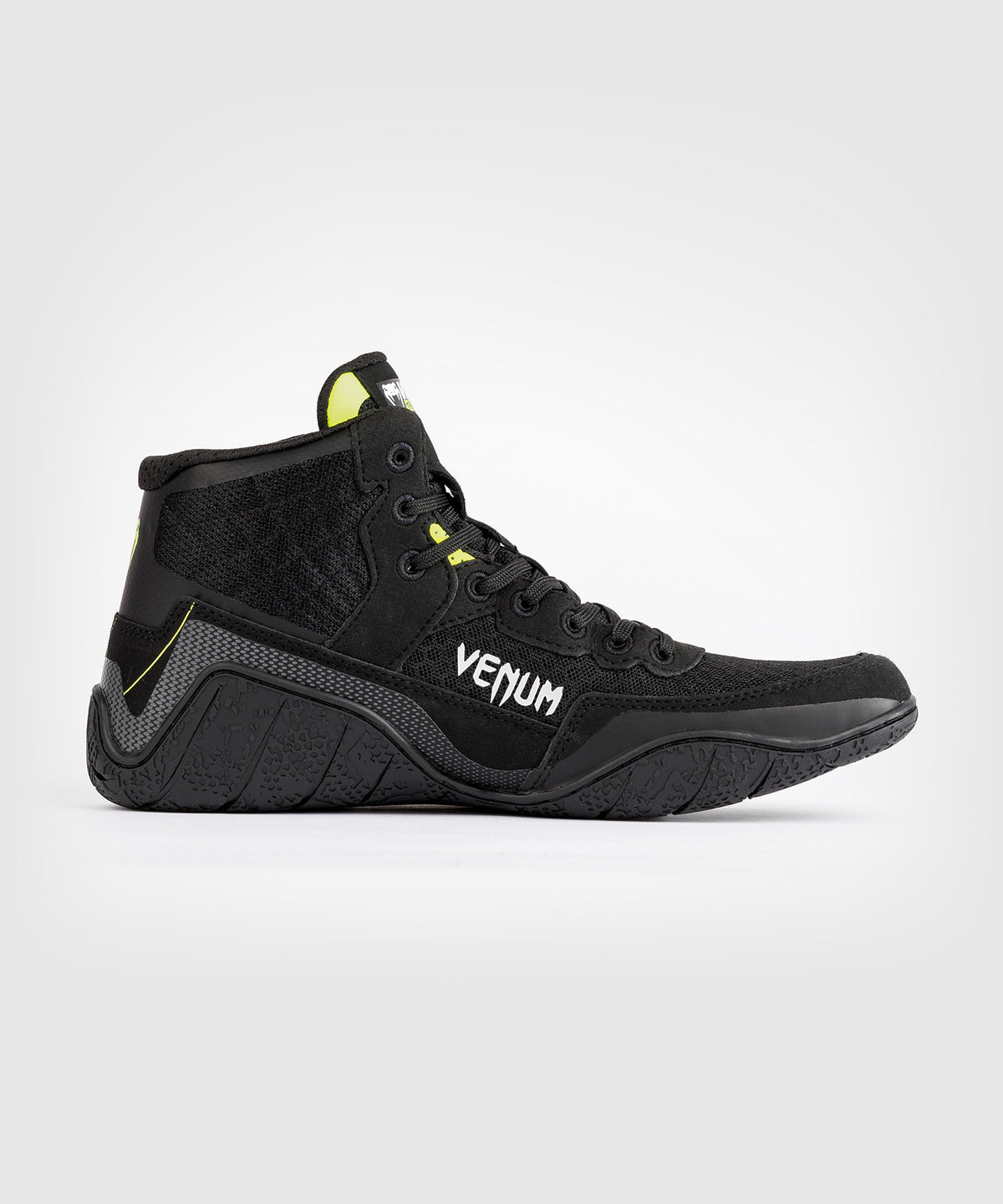 Venum Training Camp 4.0 Elite Wrestling Schuhe - Schwarz/Neon Grün