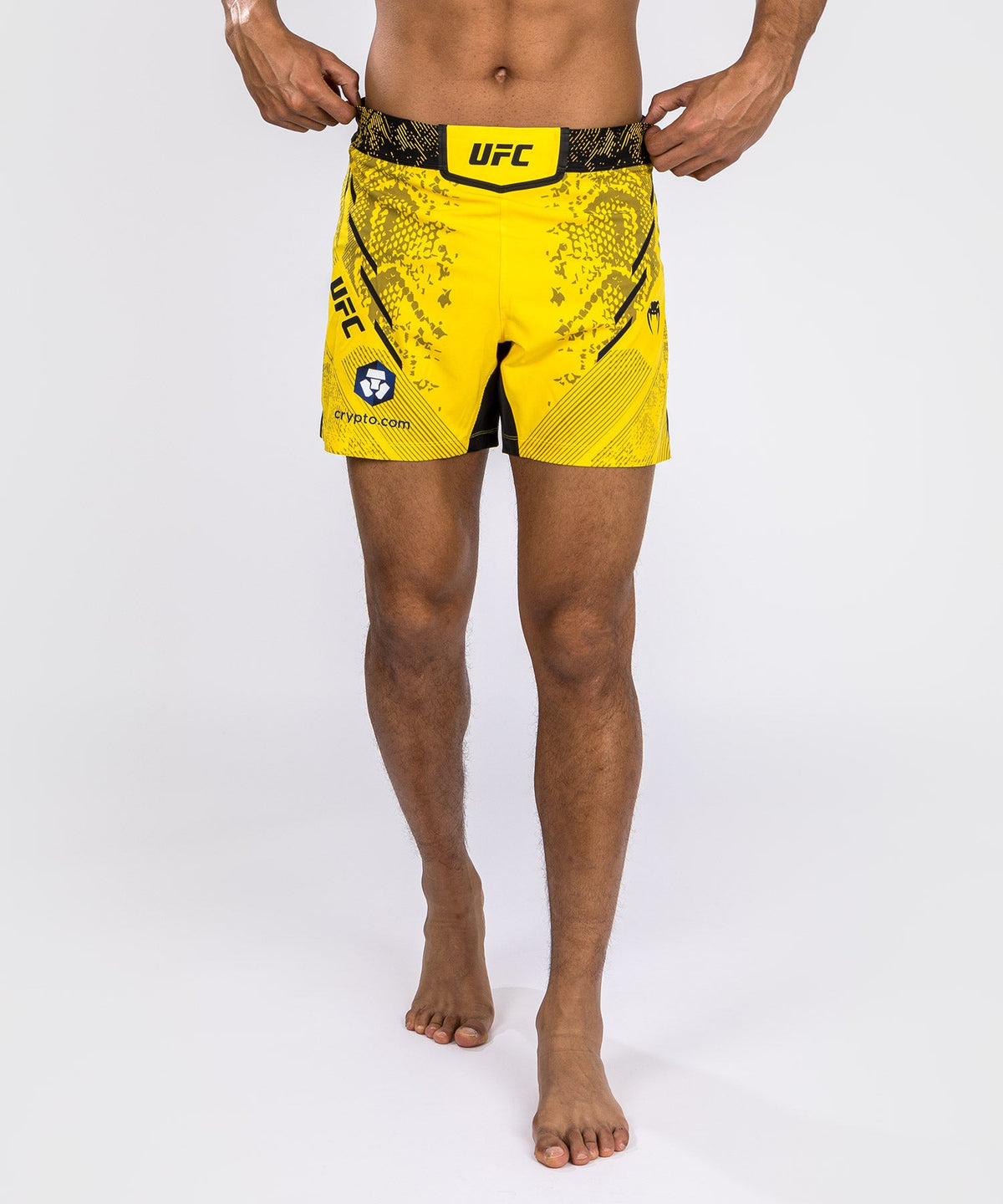 UFC Men's Adrenaline by Venum Authentic Fight Night Short - Yellow
