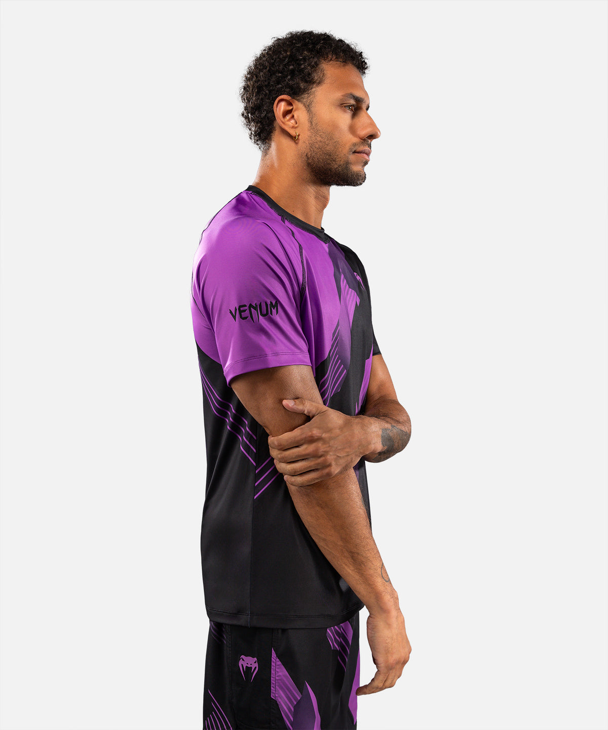Venum No-Gi 6.0 Dry Tech T-Shirt - Black/Purple