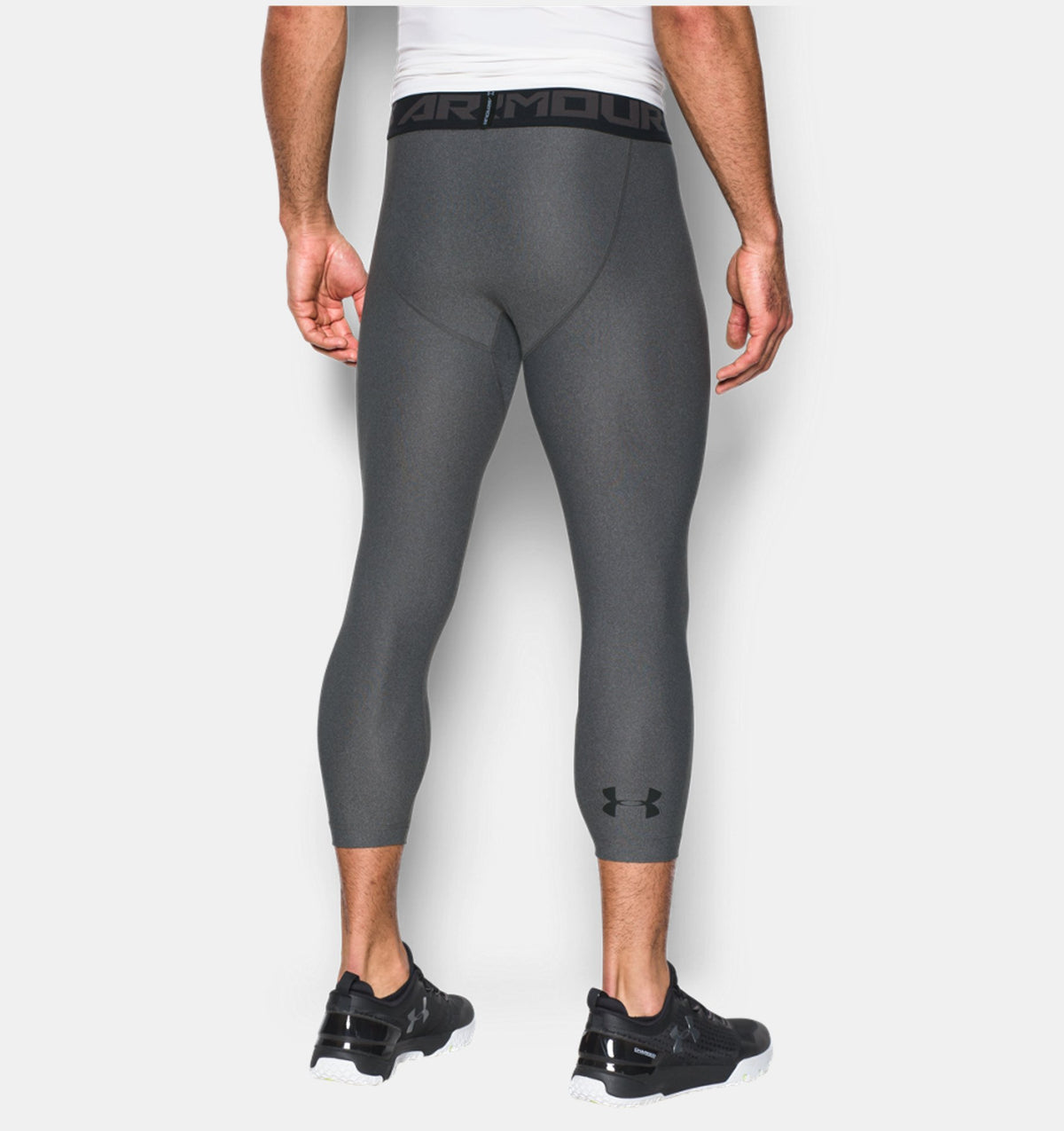 Under Armour HeatGear® Leggings para Hombre – Gris/Negro
