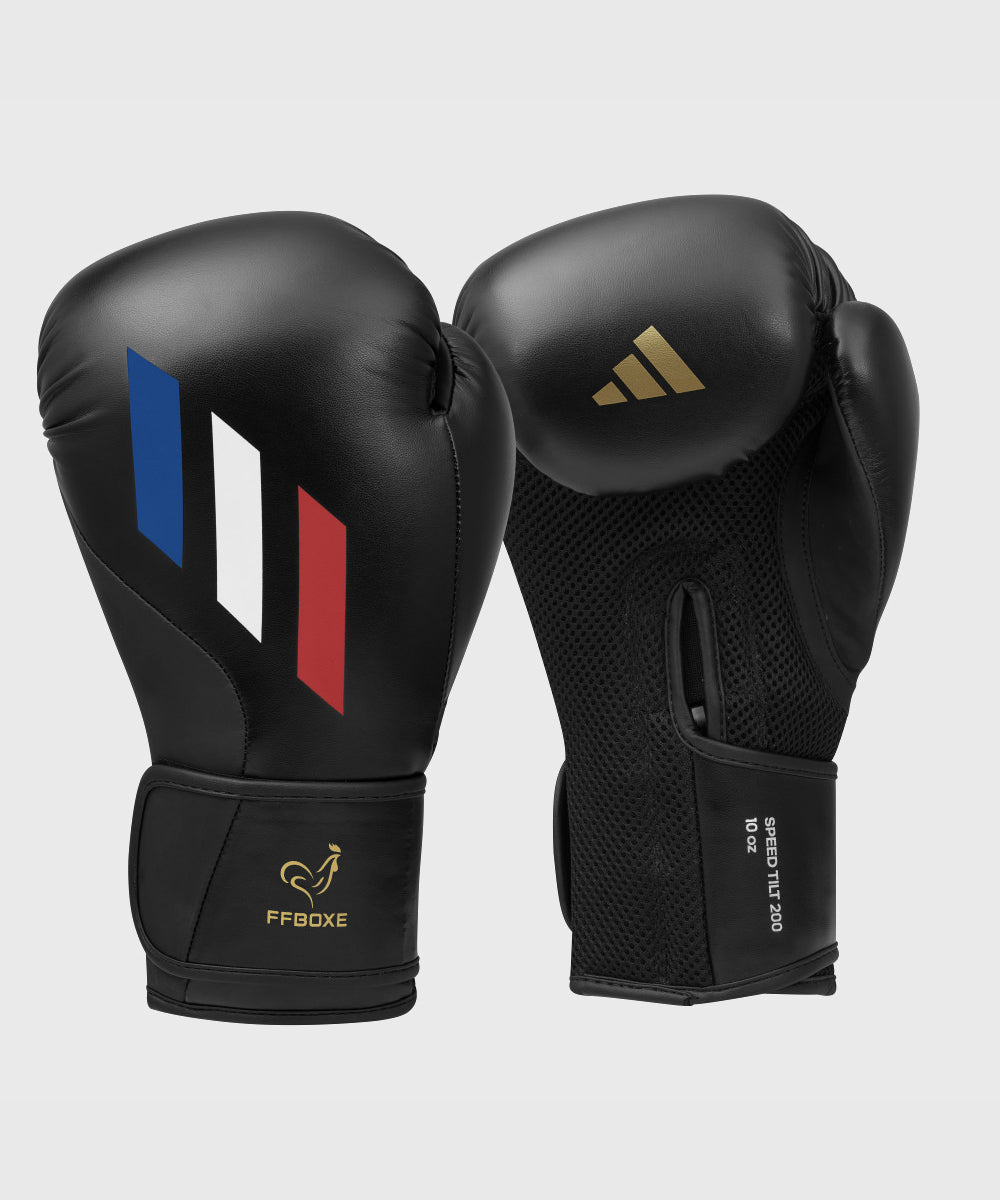 Adidas Speed Tilt 200 FFB Boxhandschuhe - Schwarz