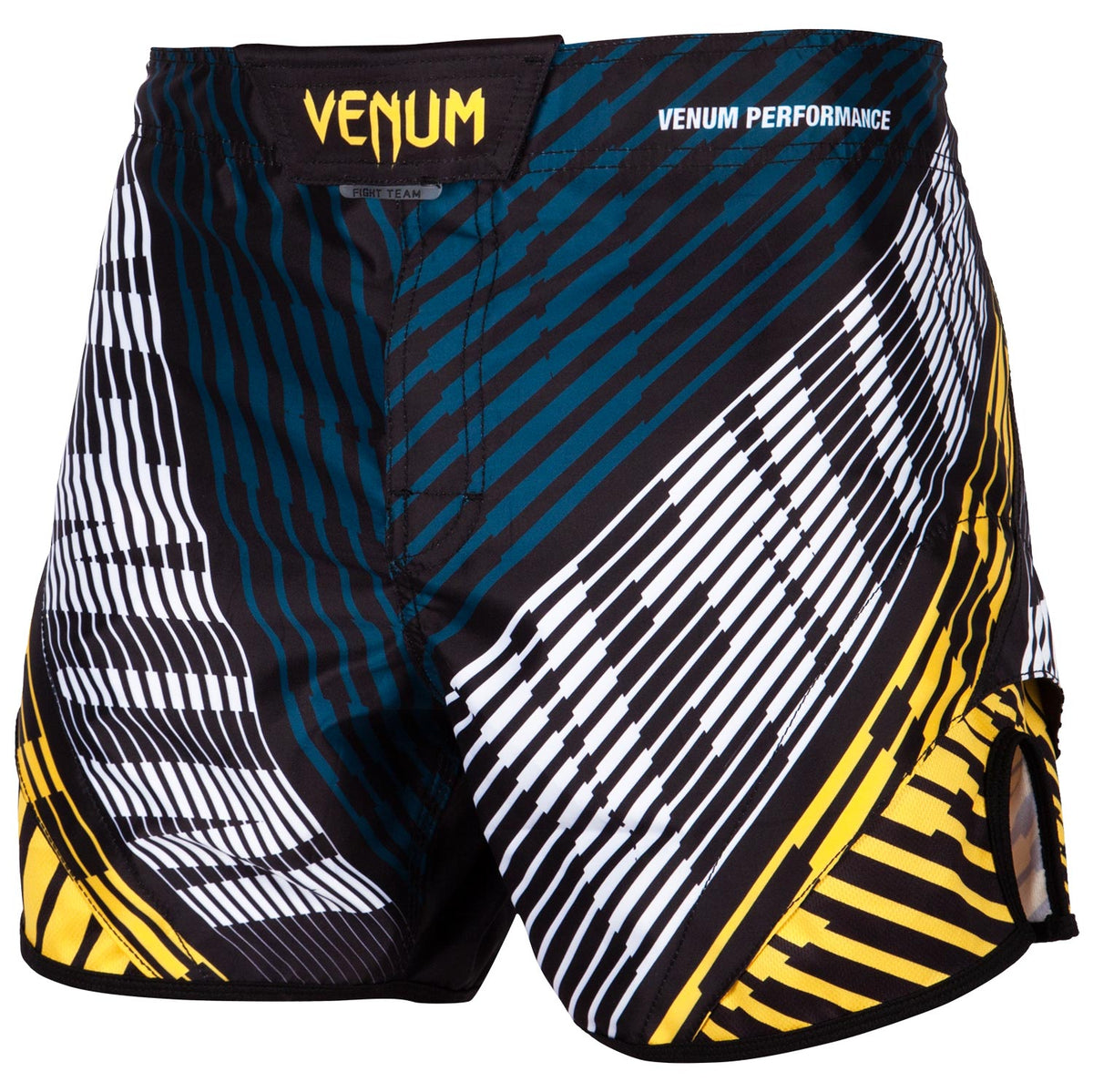 Venum Plasma short fightshorts - Black/Yellow