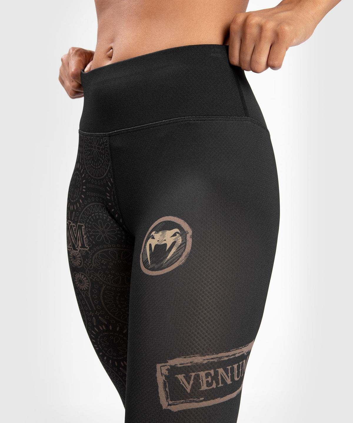 Venum Mujer Santa Muerte Dark Side - Legging - Negro/Marrón
