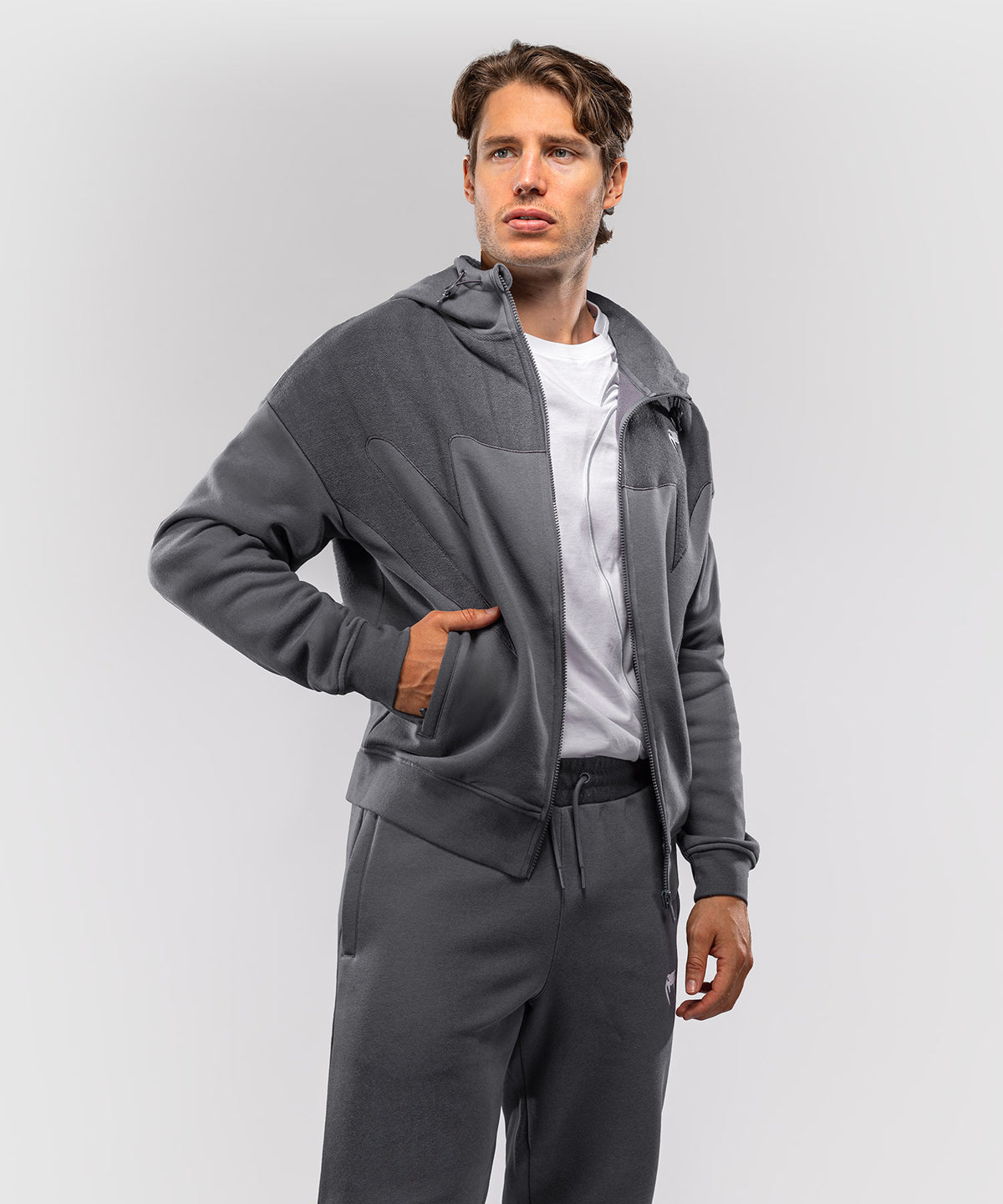 Venum Attack Fleece & Weave Trainingsjacke - Grau