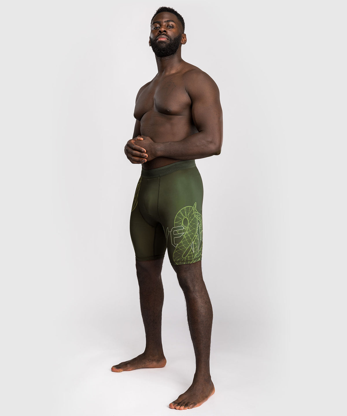 Venum Serpenti Pantaloncini Vale Tudo – Kaki/Bronzo/Avorio