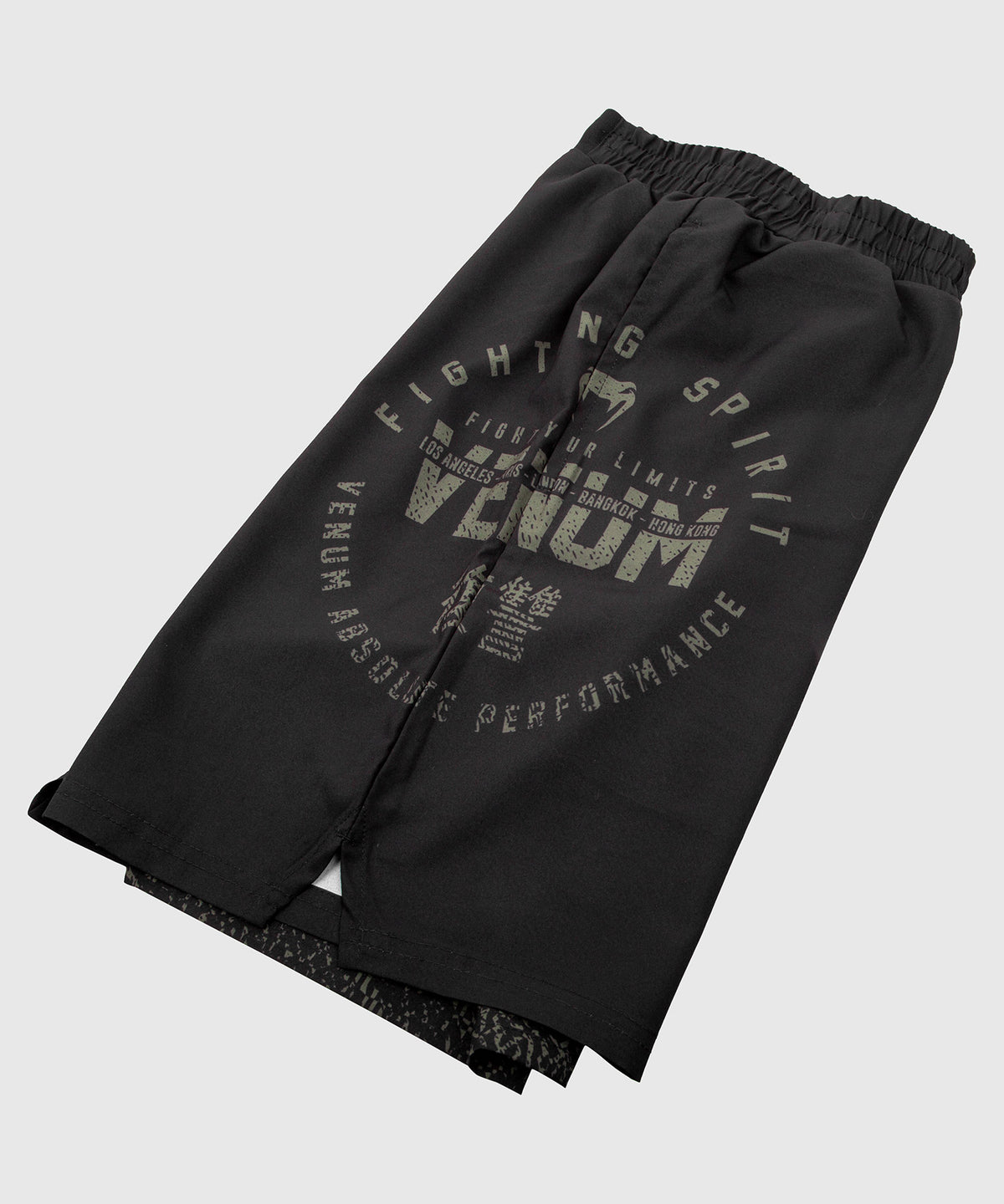 Venum Signature Trainingsshorts - Schwarz/Khaki