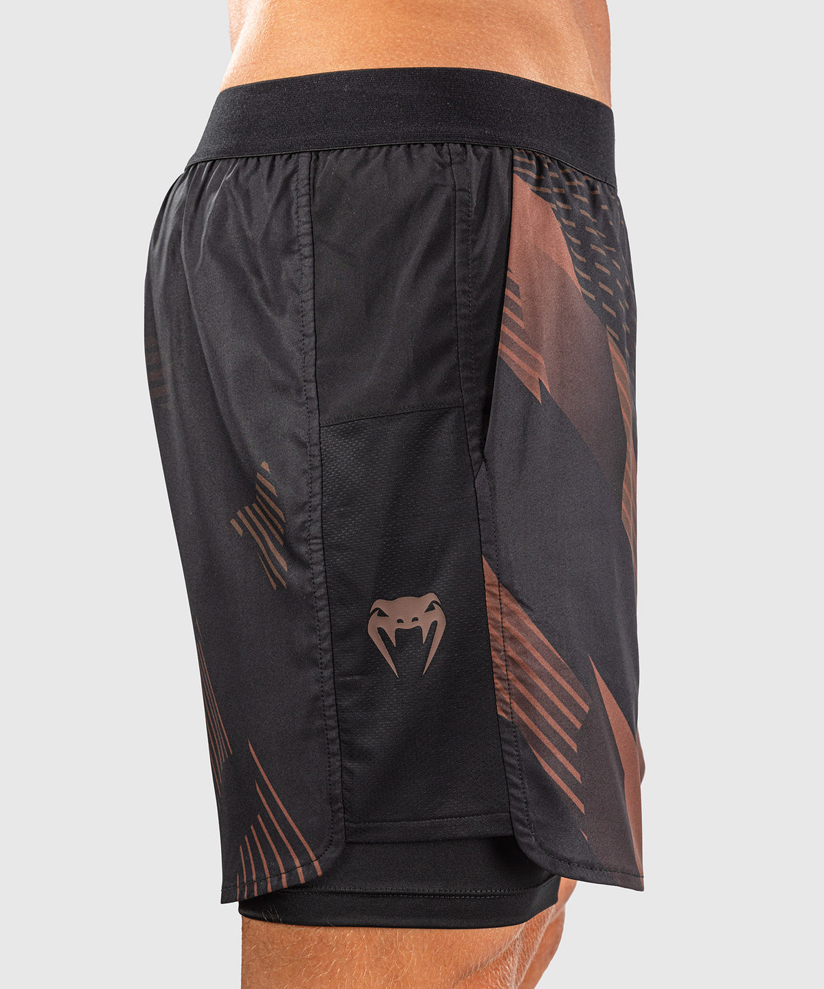 Short d’Entraînement Venum No-Gi 6.0 - Noir/Marron