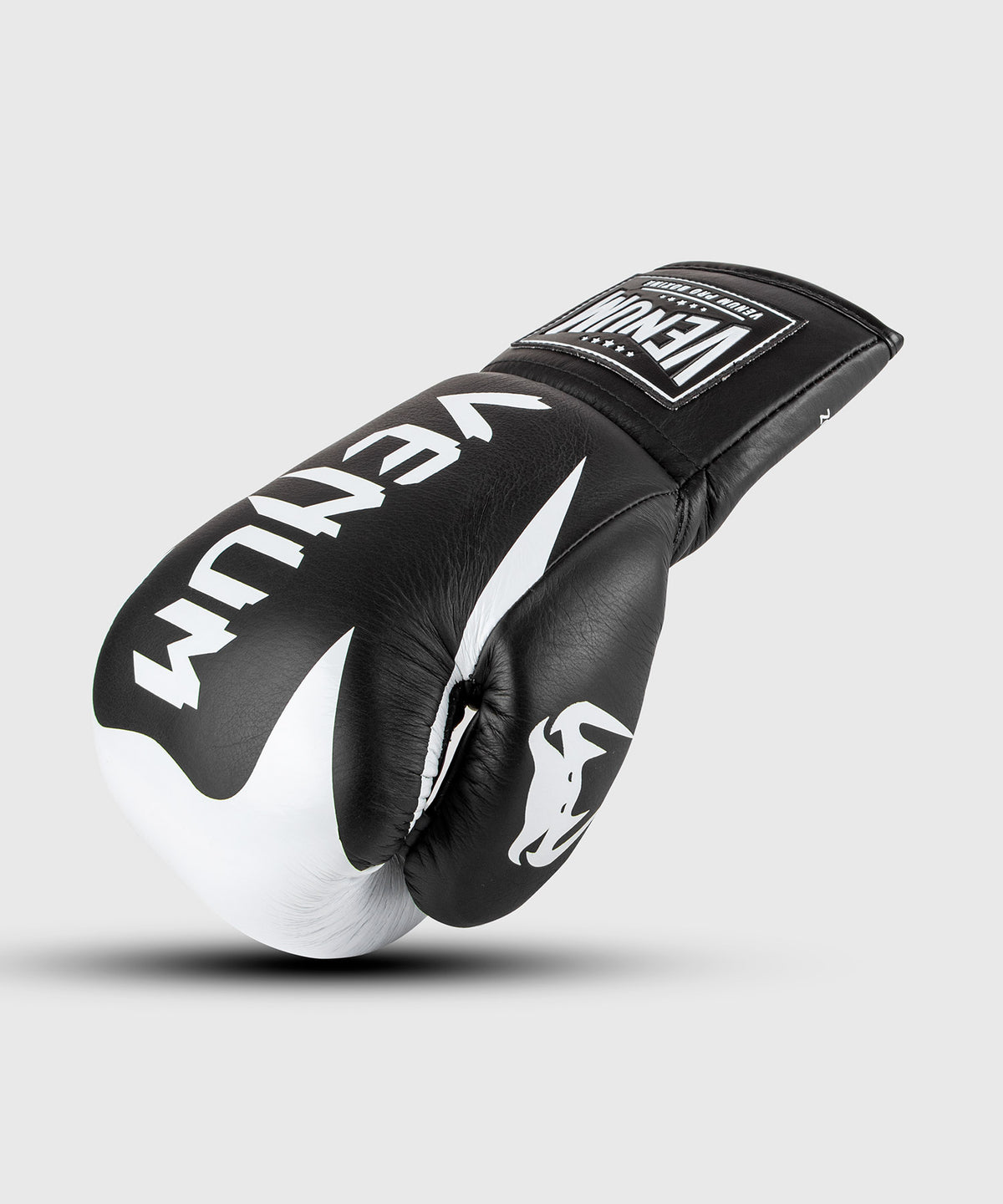 Guantoni da boxe Venum Hammer Pro con lacci - Nero/Bianco