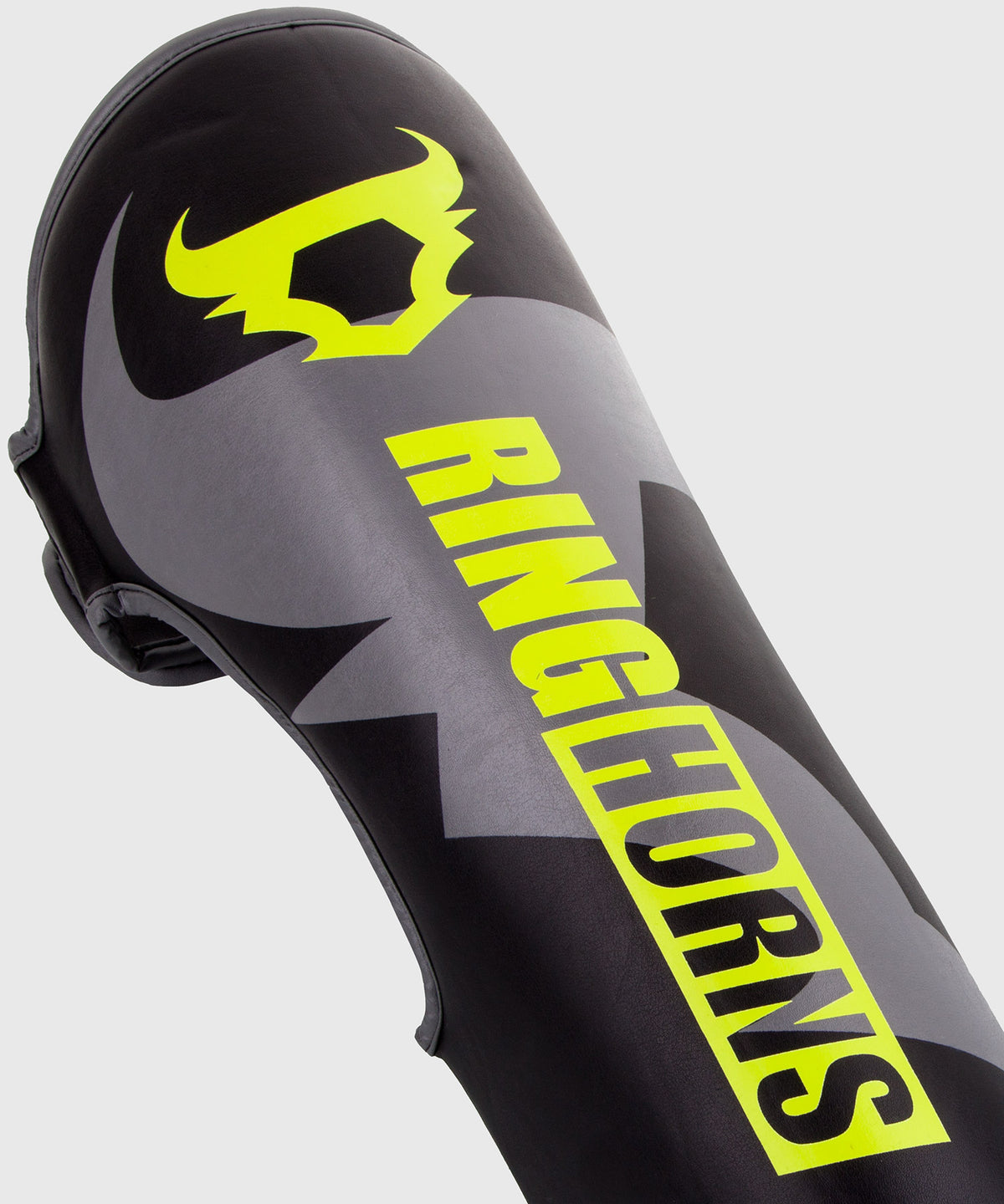 Protège-tibias et pieds Ringhorns Charger - Noir/Jaune Fluo