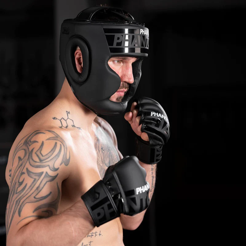 Phantom Athletics Apex Kopfschutz Vollgesicht – Schwarz