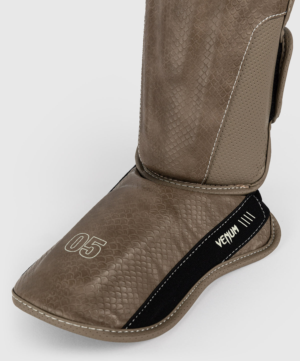 Venum Impact Evo Scales Shin Guards - Brown