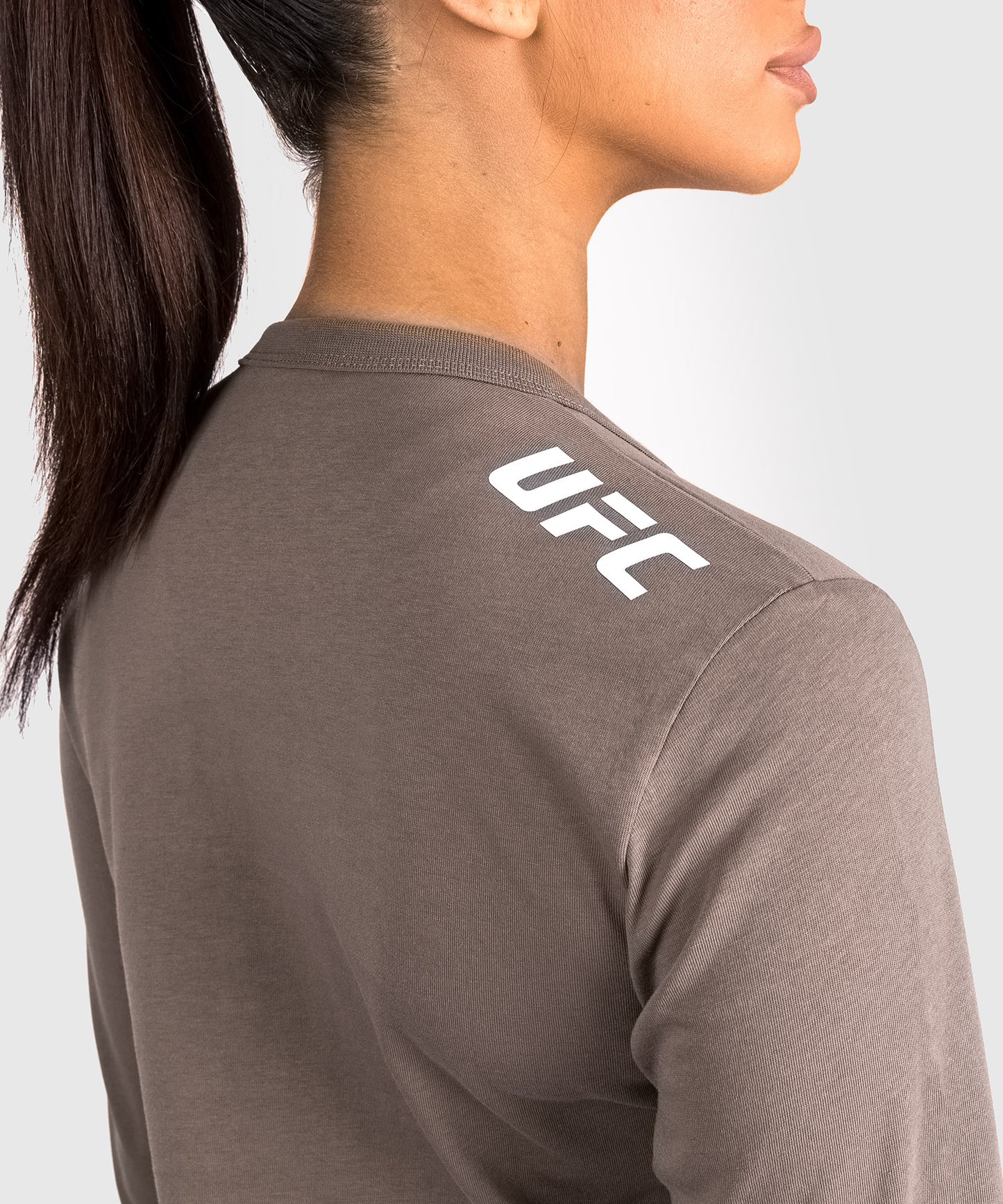 Women's Long Sleeve Cotton T-Shirt UFC Adrenaline by Venum Fight Week - Bronze