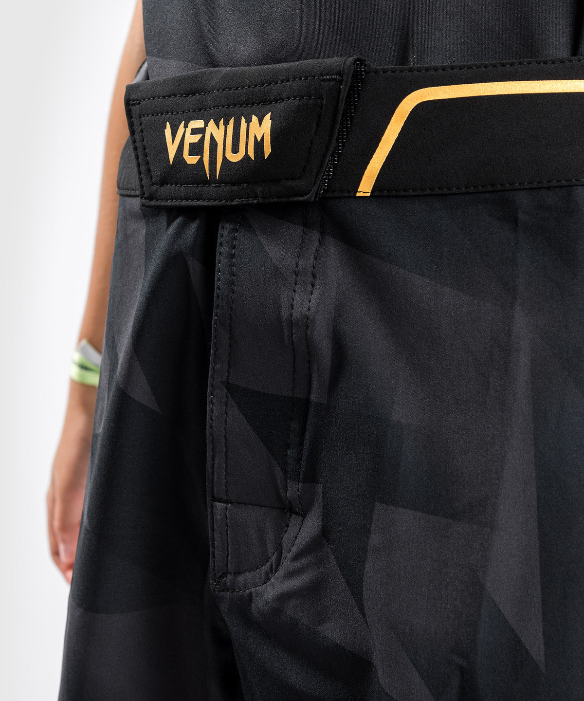 Short de MMA Venum Razor - Pour Enfants - Noir/Or
