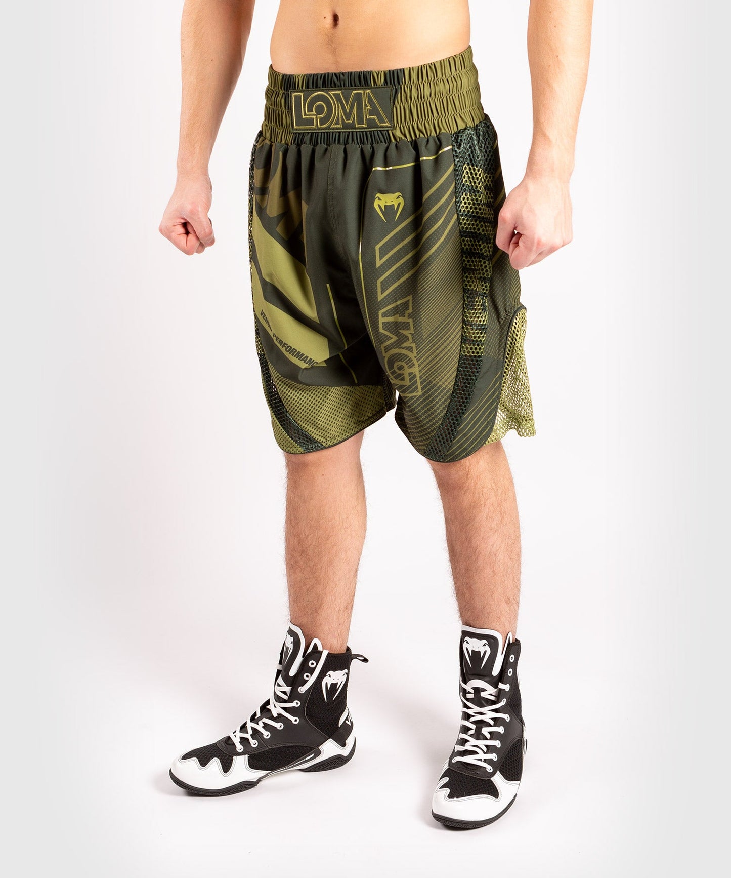 Short de Boxe Venum Commando Edition Loma - Kaki