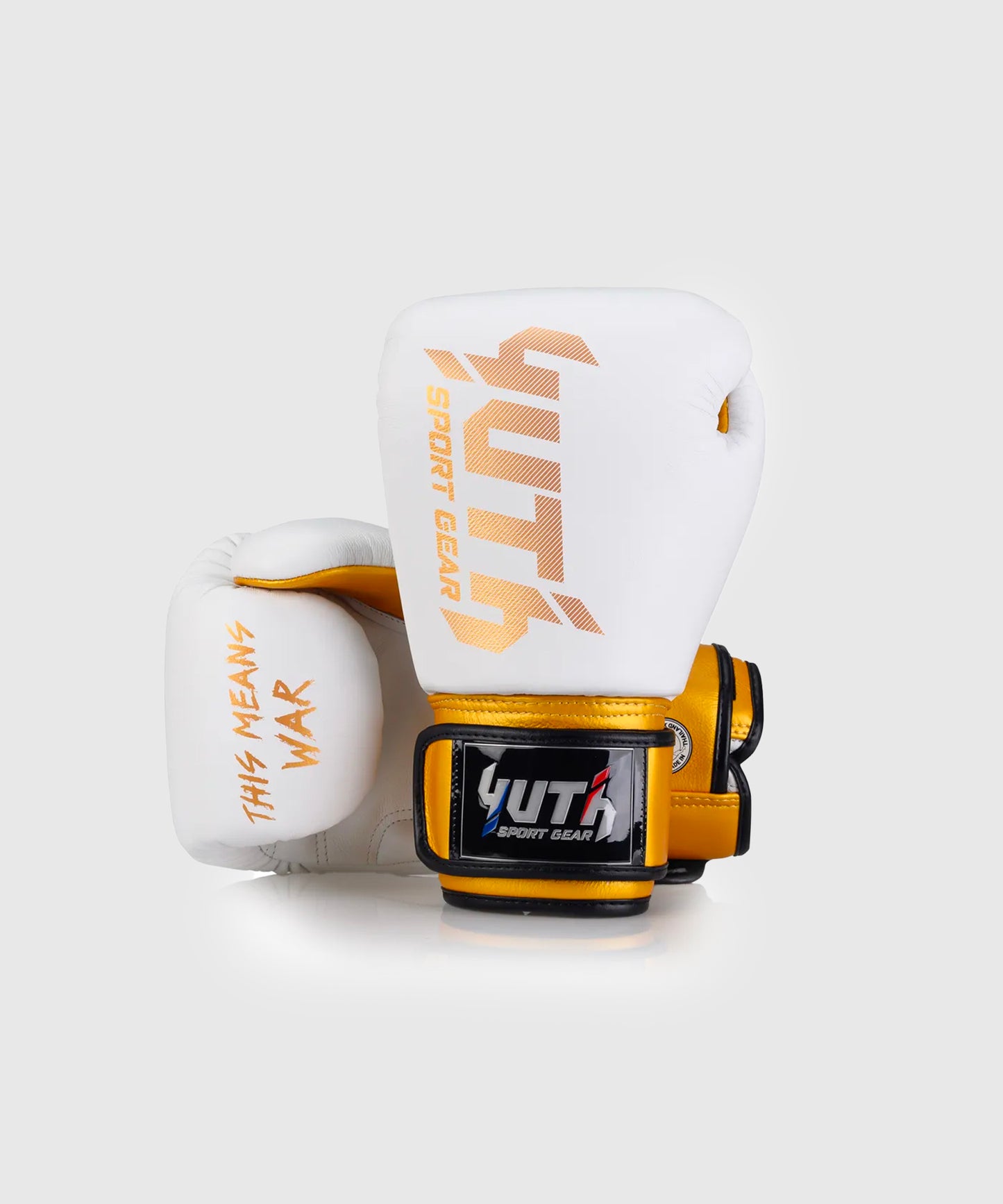 Yuth Gold Line Boxhandschuhe - Weiß/Gold