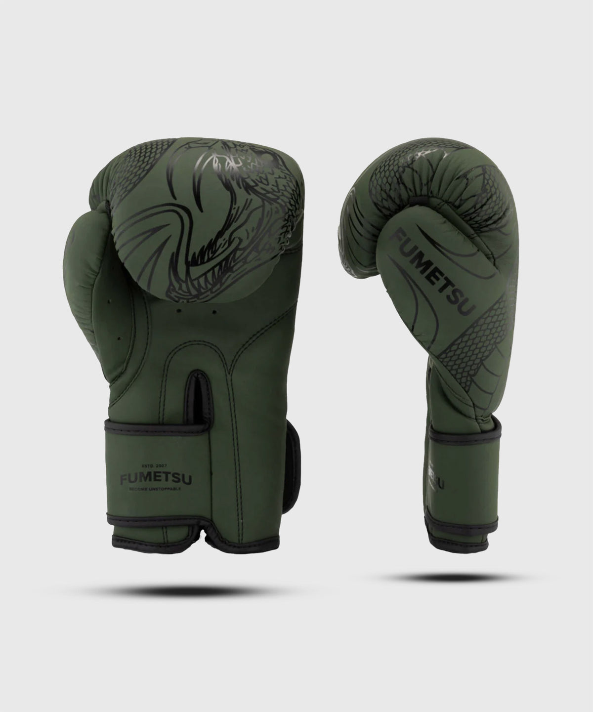 Fumetsu Anaconda Boxhandschuhe - Khaki/Schwarz